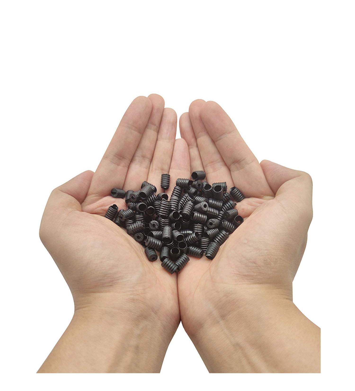 Elastic Cord Adjuster & Non-Slip Locks Set - 100 Black Cord Locks with Mask Extender Straps - Buy Online on GoSupps.com