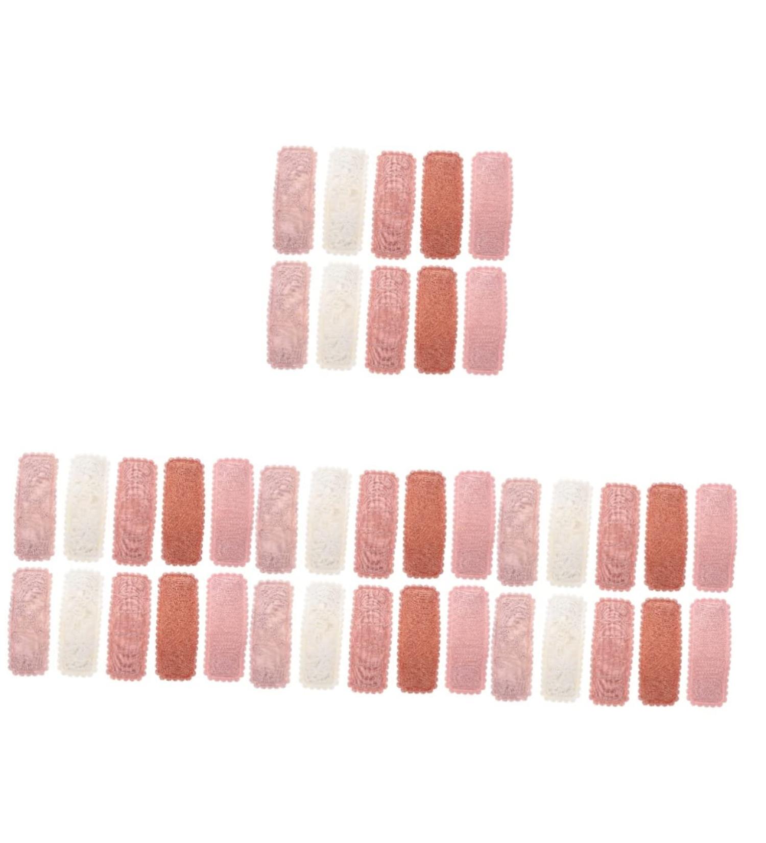 FRCOLOR 20 Pairs hairpin hair clips small hair barrettes hair barrettes for women cute girl hair clip hair accessories for women hair snap girly decor hair decor alloy lace side clip Miss - Buy Online on GoSupps.com