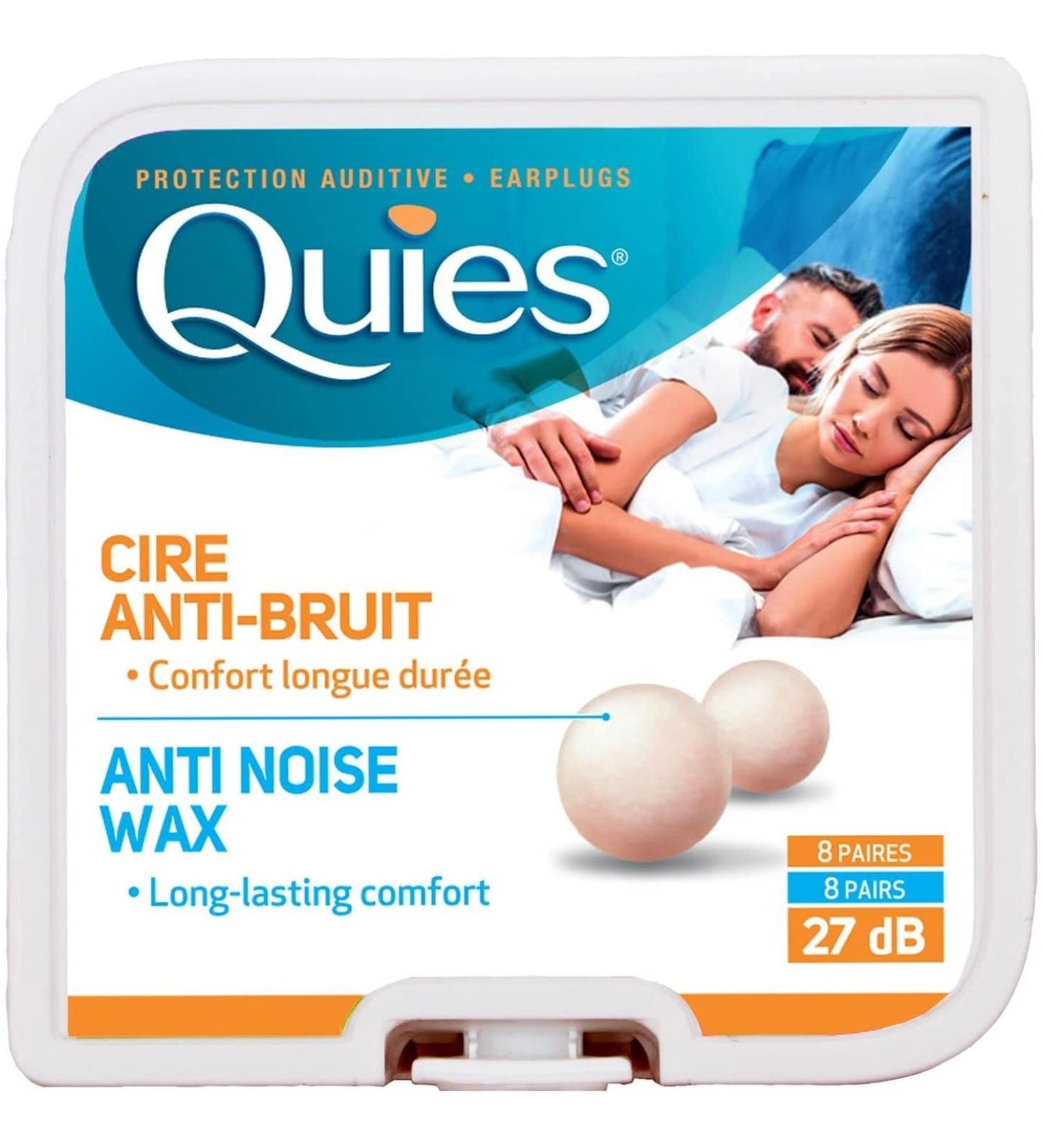 Caswell-Massey Boules Quies Ear Plugs   Natural Beeswax and Cotton Plugs for Swimming  Sleeping   Disposable  Reusable   8 Pairs