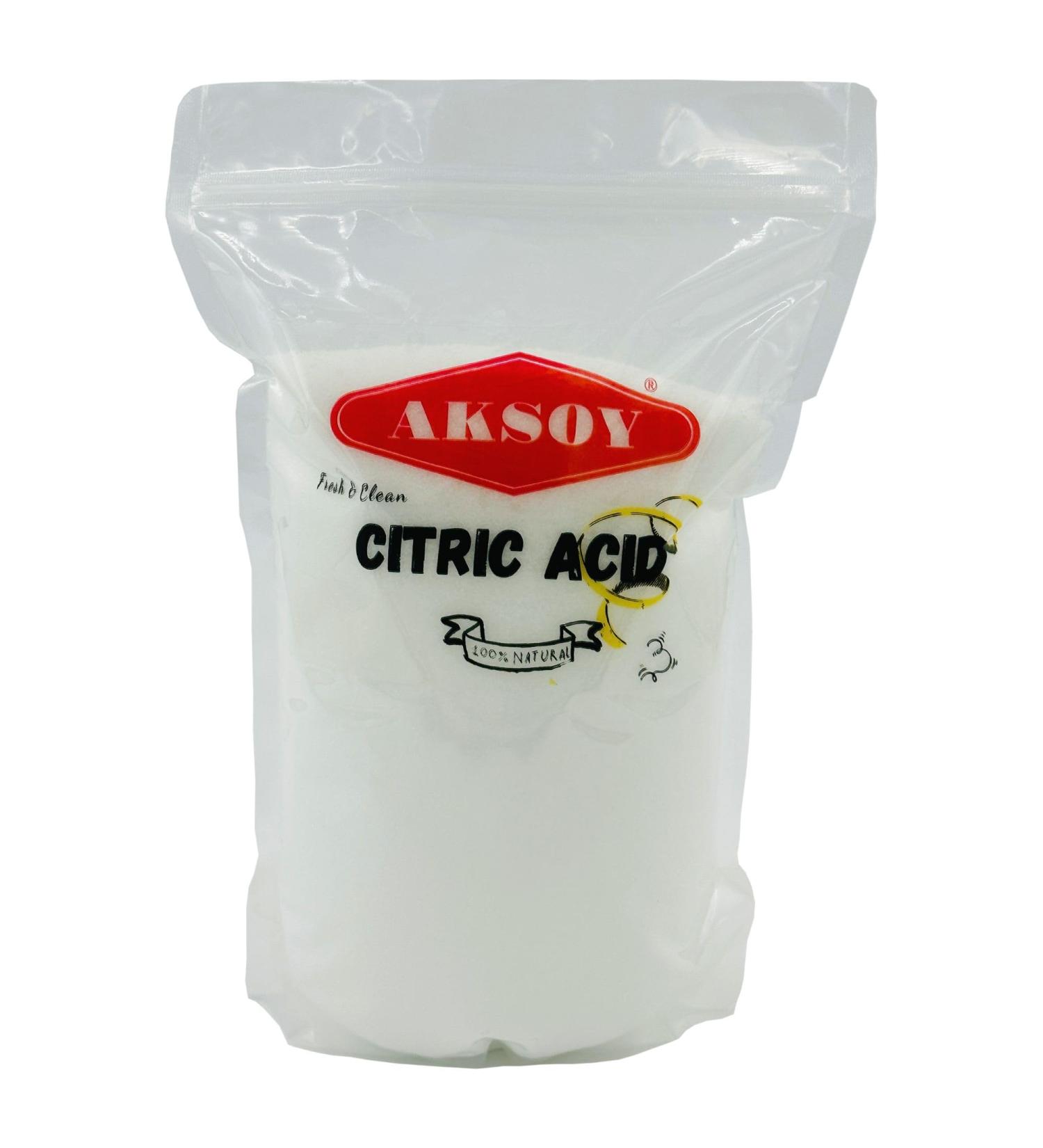 Citric Acid Powder 1kg - Food Grade, Non-GMO for Bathbombs, Cleaning, and Sour Drinks - Buy Online on GoSupps.com
