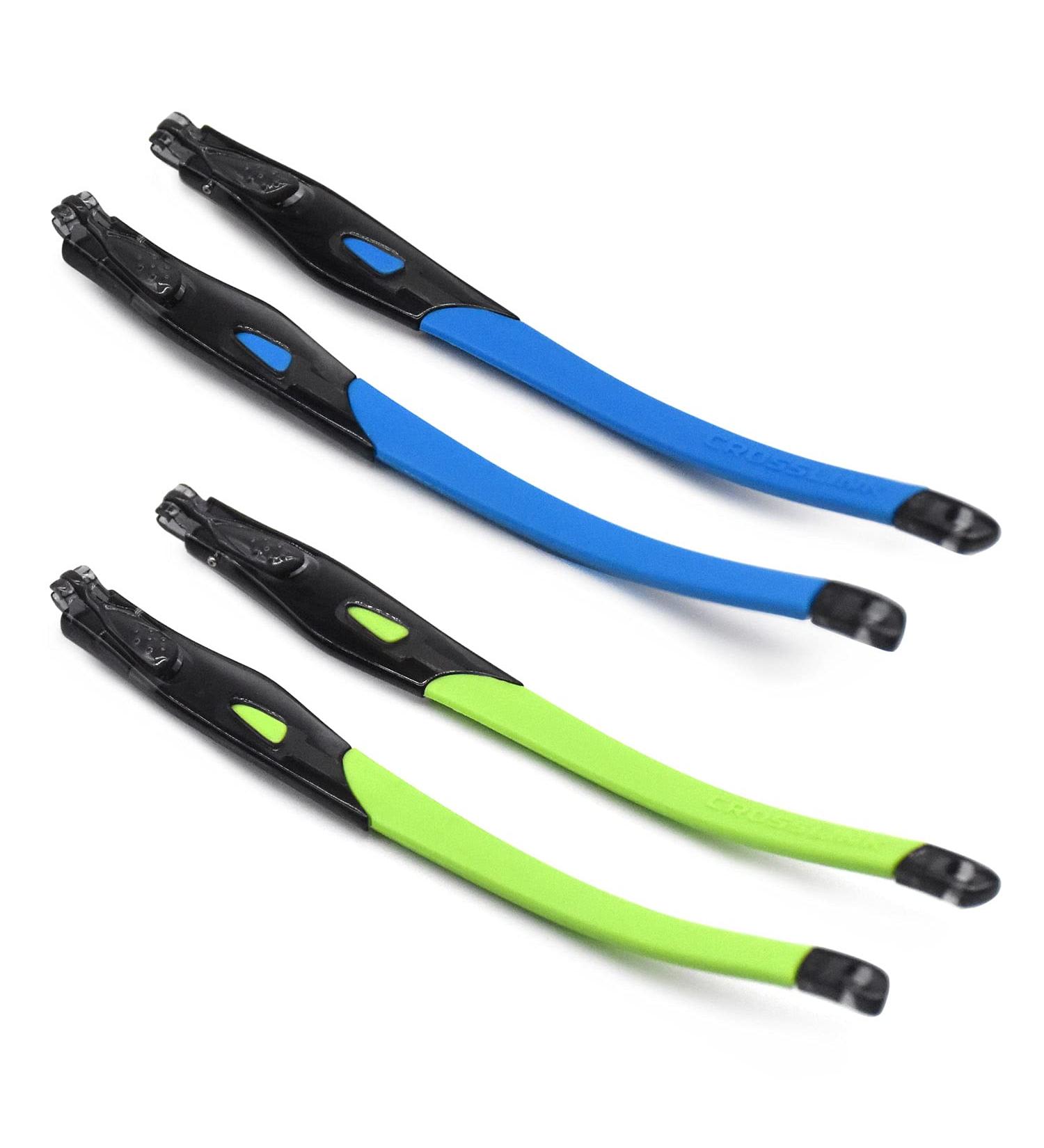 SOODASE Rubber Replacement Legs for Oakley Crosslink Sweep/Switch - Clear Black Frame - 2 Pairs - Durable & Stylish - Buy Online on GoSupps.com