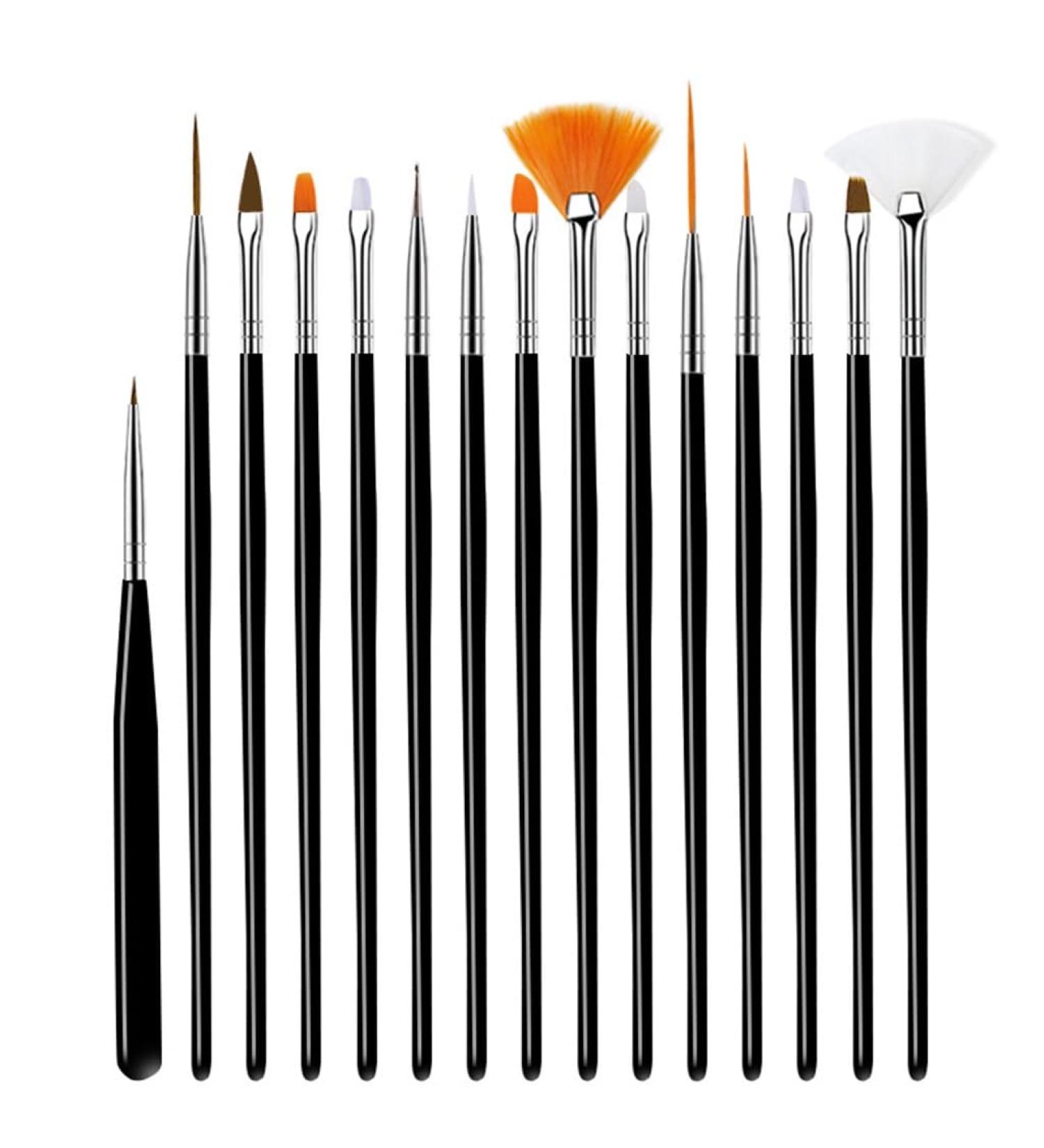 DFHBFG Nail Painting Tool Set Light Therapy Pen Crystal Pen Paint Pen Silicone Pen Spot Drill Pen Brush(B) As show B