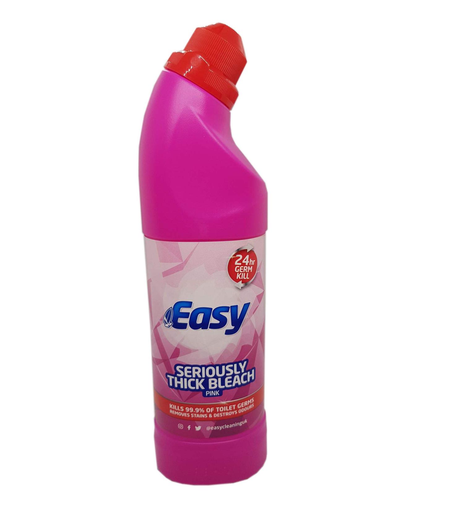 Easy Seriously Thick Bleach Pink Bottle 750ml