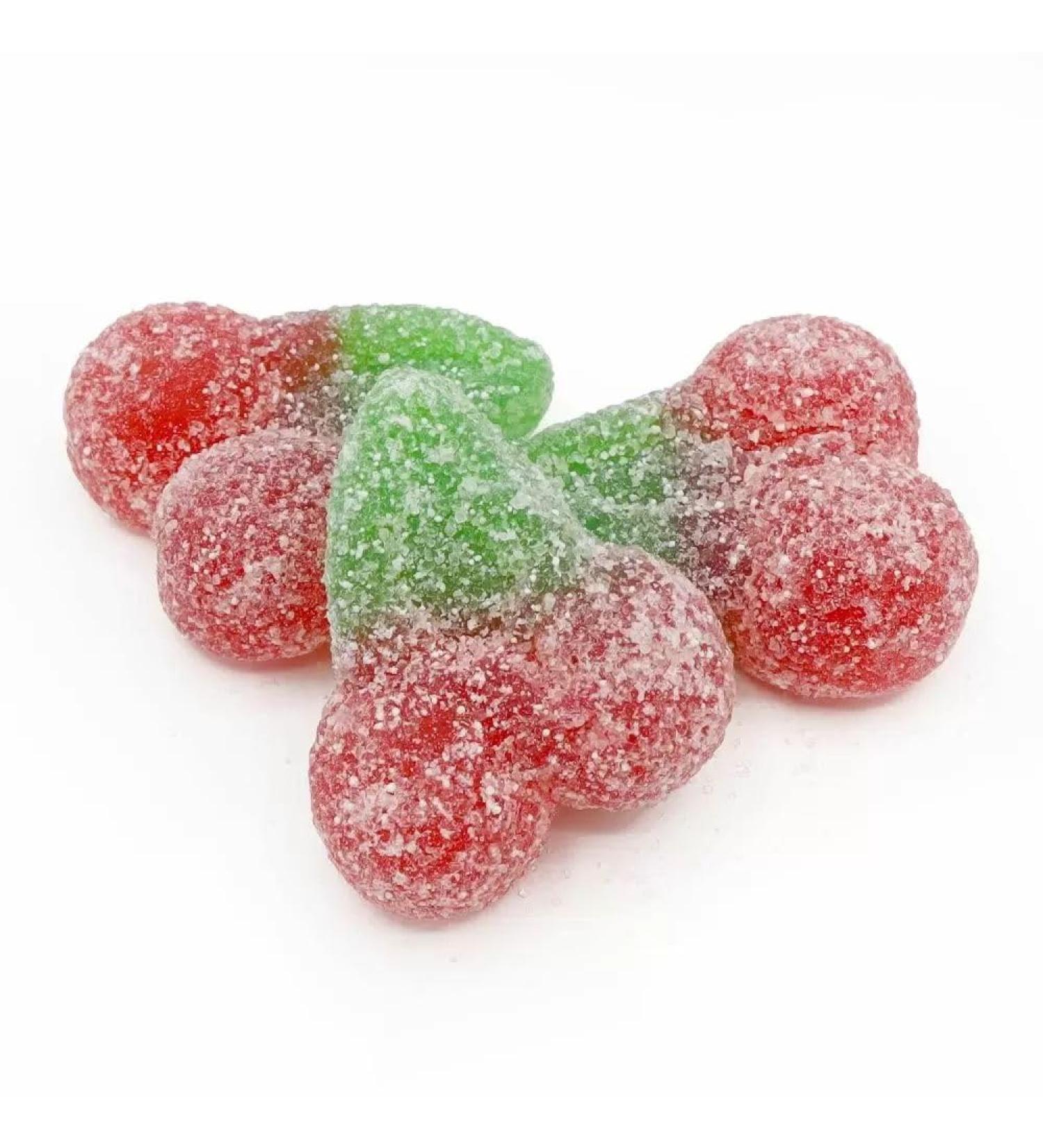 Fizzy Twin Cherries - 1000g Gummy Sweets