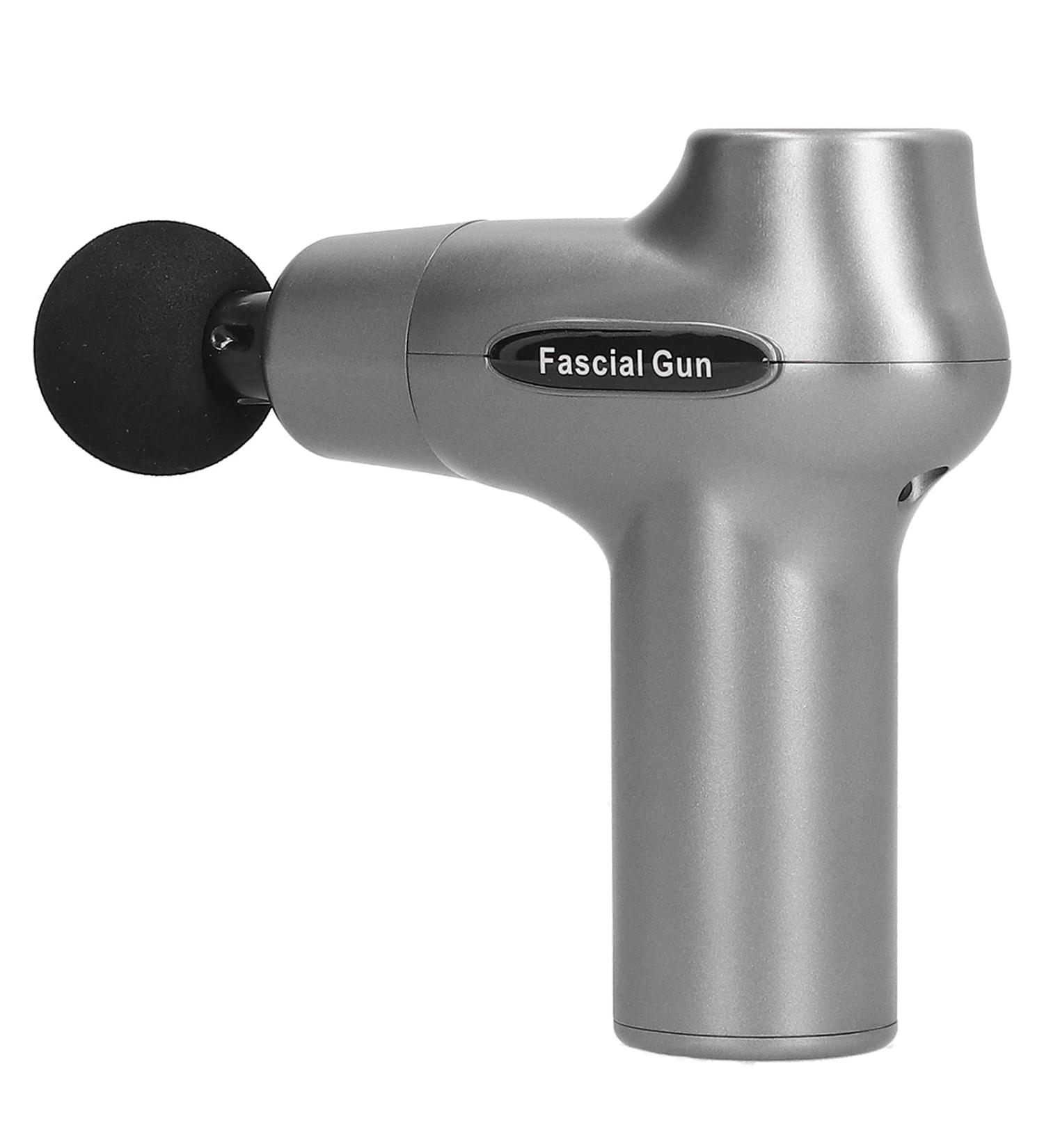 Mini Muscle Massager - Adjustable Vibration Deep Tissue Electric Massager for Fitness & Relaxation (Gray) - International Shipping Available - Buy Online on GoSupps.com