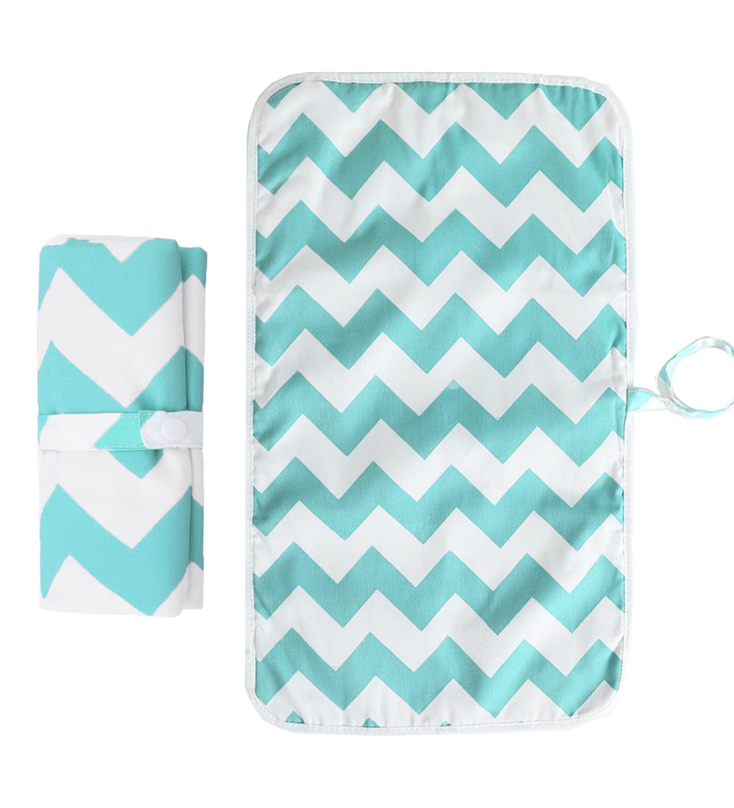 Wendergo Portable Nappy Changing Mat 60x35cm - Waterproof & Lightweight Diaper Pad for On-the-Go & Home - Green - Buy Online on GoSupps.com