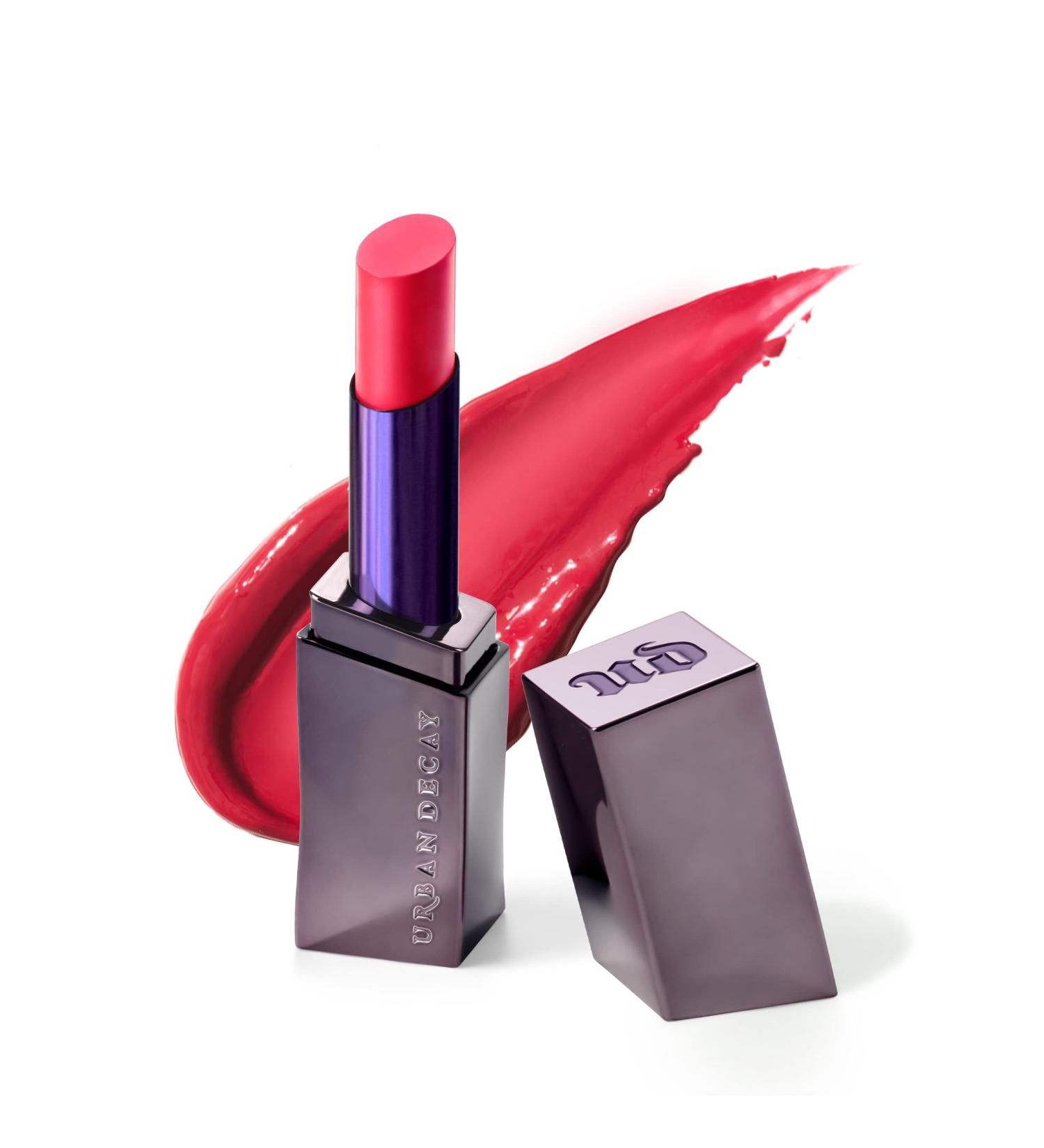 URBAN DECAY Vice Hydrating Lipstick - Longwearing Moisturizing Lip Color - 35 Shades Available - 0.11 Oz - The 405 (Sheer Bright Cherry Red) - Buy Online on GoSupps.com