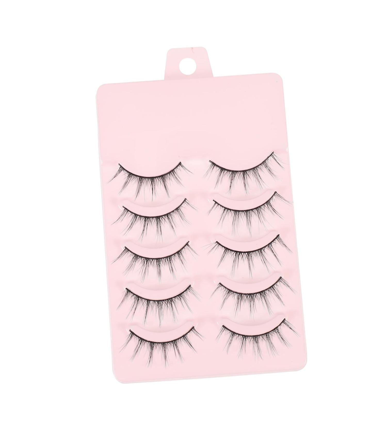 LALAFINA Magnetic False Eyelashes 5 Pairs Eyelash Natural False Lashes Magnetic Fake Makeup Lash 3d Affect Lashes Reusable Lashes Multi-layer Lashes 5d Curly Fiber Extend - Buy Online on GoSupps.com