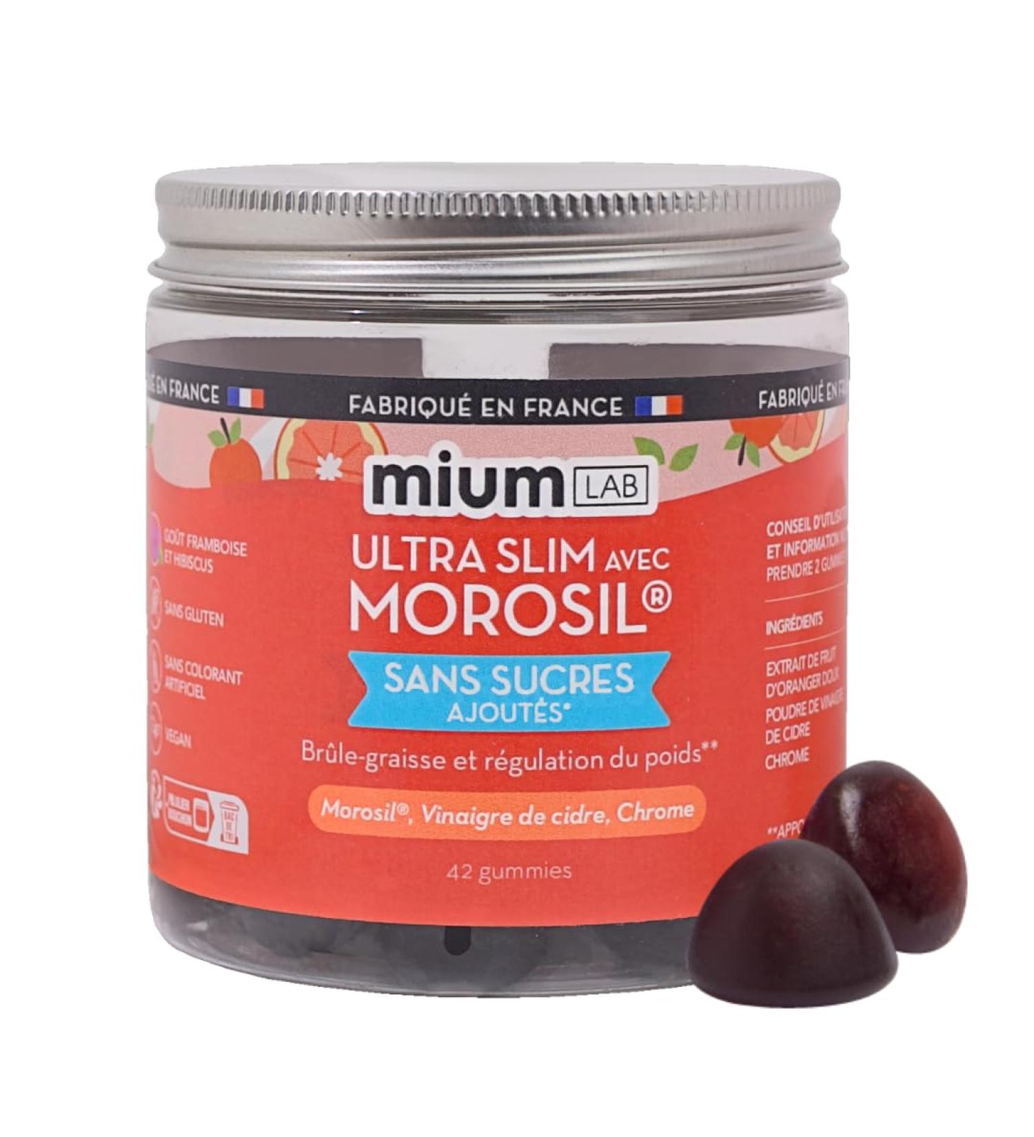 Mium Lab - Morosil Gummies - Formule concentr e Morosil 400mg - Objectif minceur br le-graisse gestion du poids - Extrait orange sanguine - Dosage optimis - Compl ment alimentaire - 21 jours - Buy Online on GoSupps.com