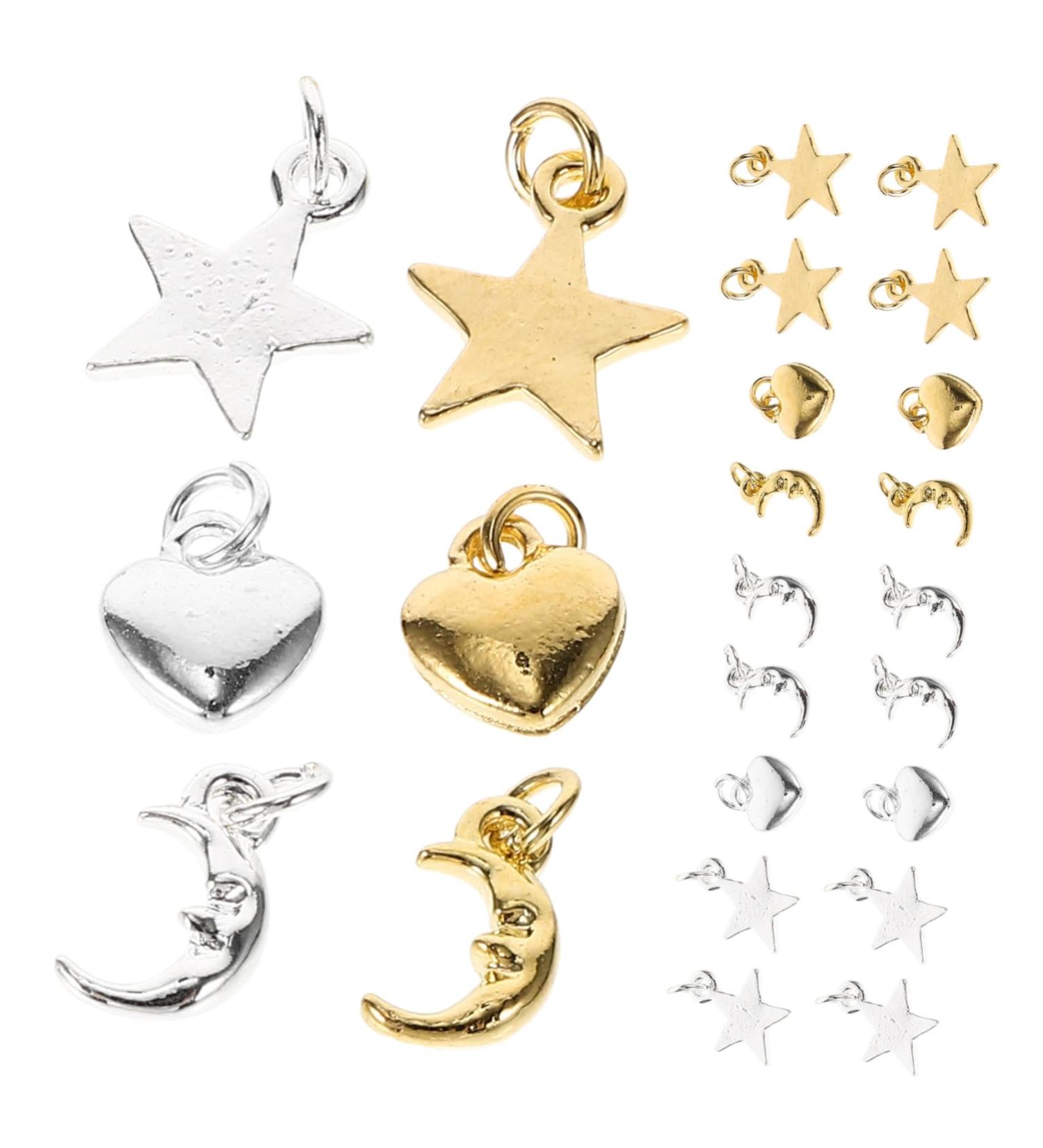 Healeved 8 Sets Nail Pendant Nail Art Tools Kit Nail Art Decor Nail Kit Piercing Kit Nail Tools for Nail Art Rhinestone Jewelry Nail Dangle Charms Manicure Piercing Pendant Alloy - Buy Online on GoSupps.com