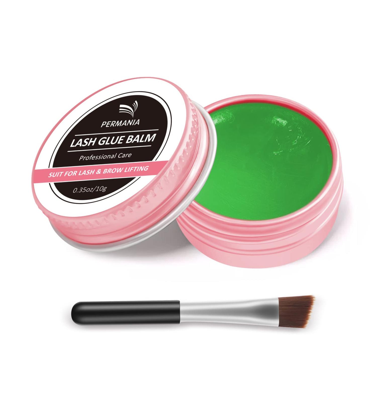 PERMANIA Lash Lift Balm Glue 0.35oz - Strong Viscosity and Water Solubility - Apple Scented - Buy Online on GoSupps.com