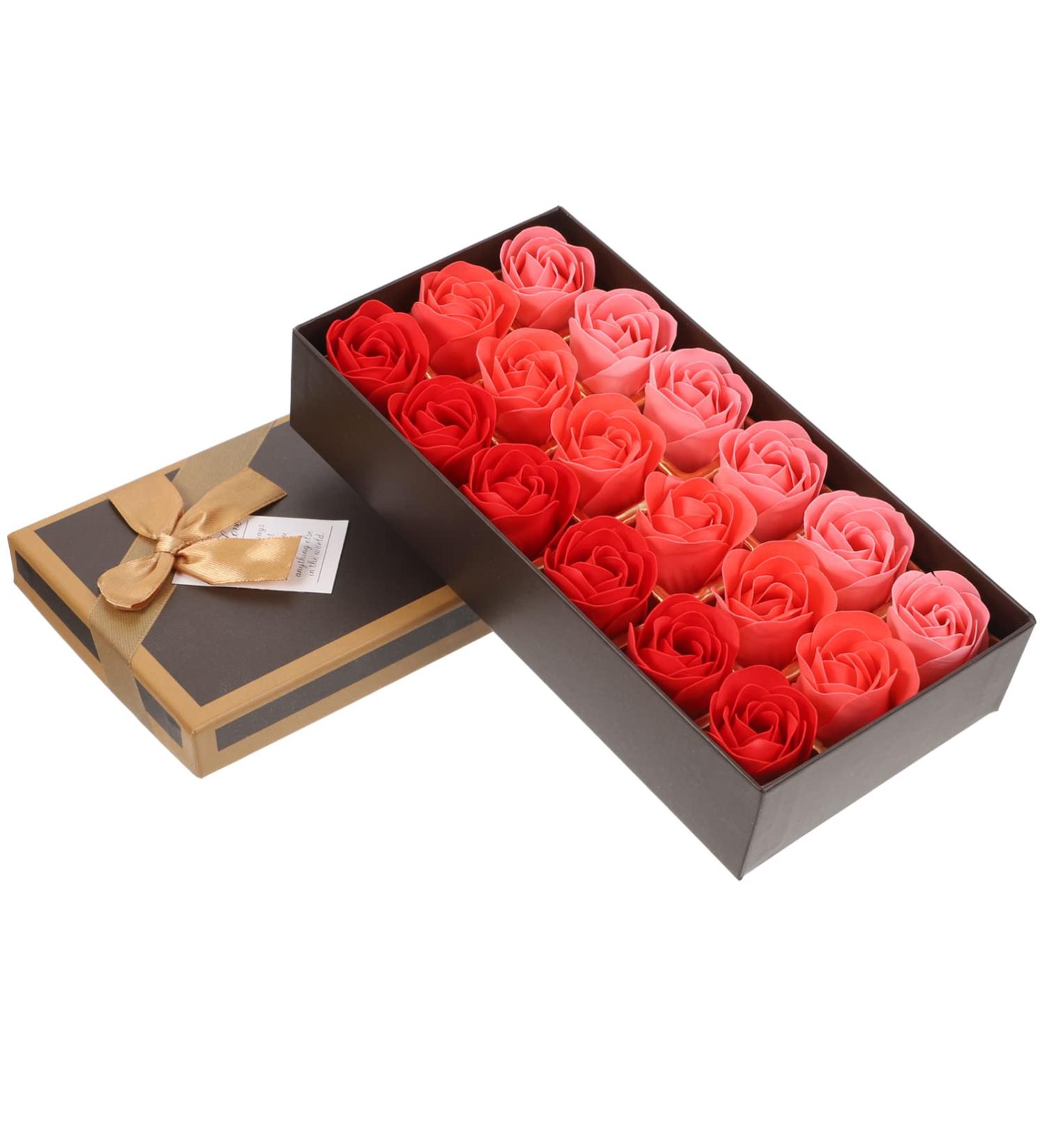 FOMIYES 1 Box Rose Soap Bath Soap Rose Flower Layout Soap Flowers Flower Soap Decoration Party Soap Flower Party Artificial Soap Flower Fragrance Miss Red - Buy Online on GoSupps.com