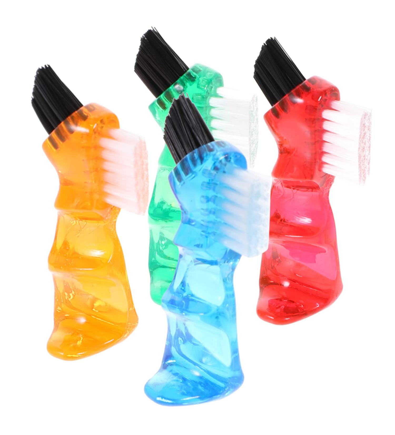 4-Piece Combined Sortable Brushes for Toothbrush Prosthesis Cleaning | Portable Mini Dual-Sided Oral Care Device - Ideal for Household Use - Buy Online on GoSupps.com