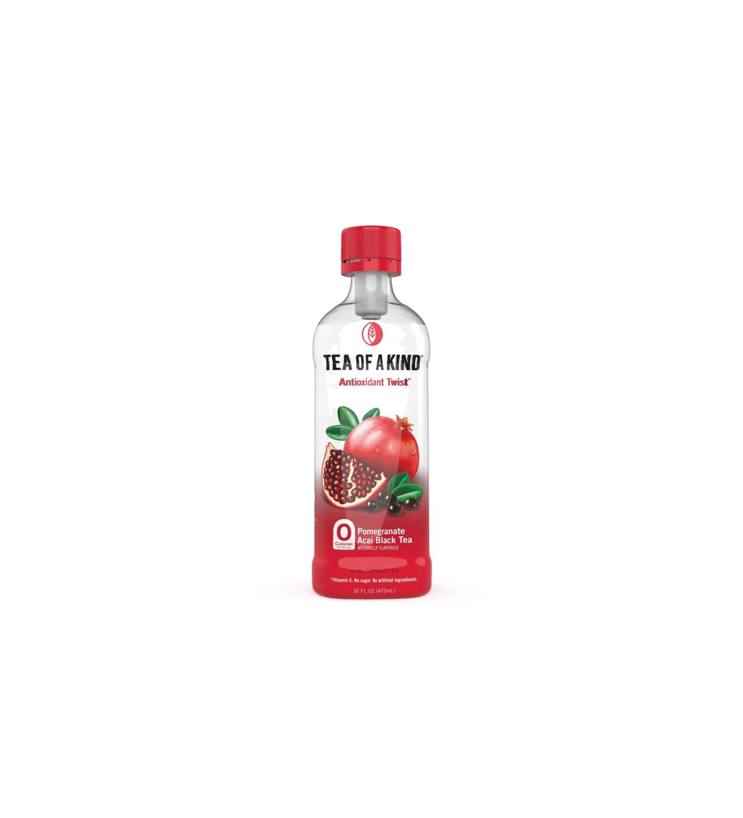 Tea of a Kind Acai Pomegranate 16 oz Natural Brewed Tea - Pack of 12 - Buy Online on GoSupps.com