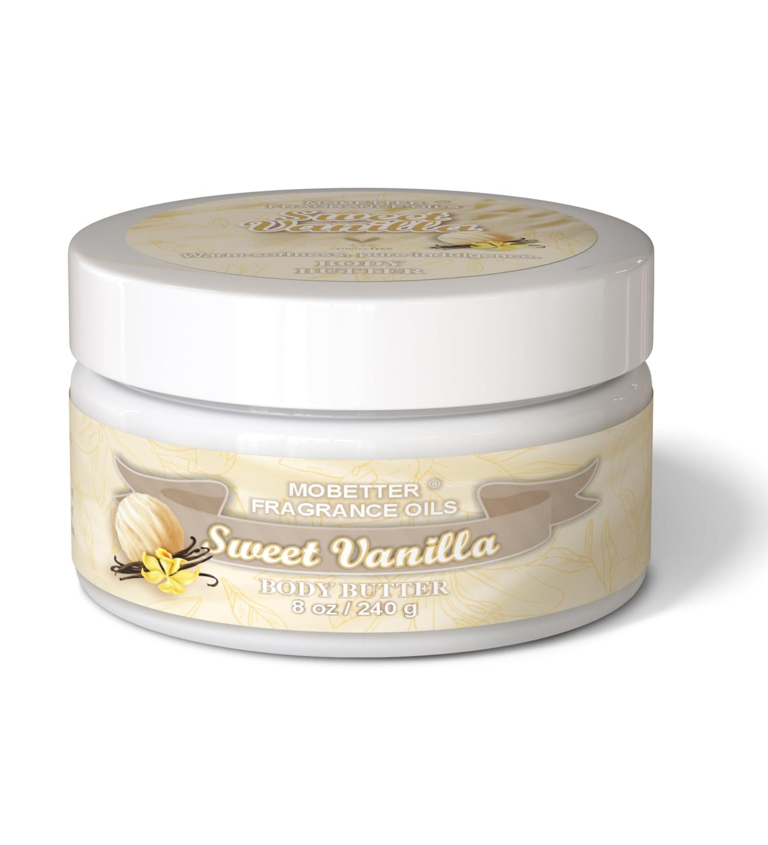 MOBETTER FRAGRANCE OILS Sweet Vanilla 8 Oz Body Butter for Unisex - Buy Online on GoSupps.com