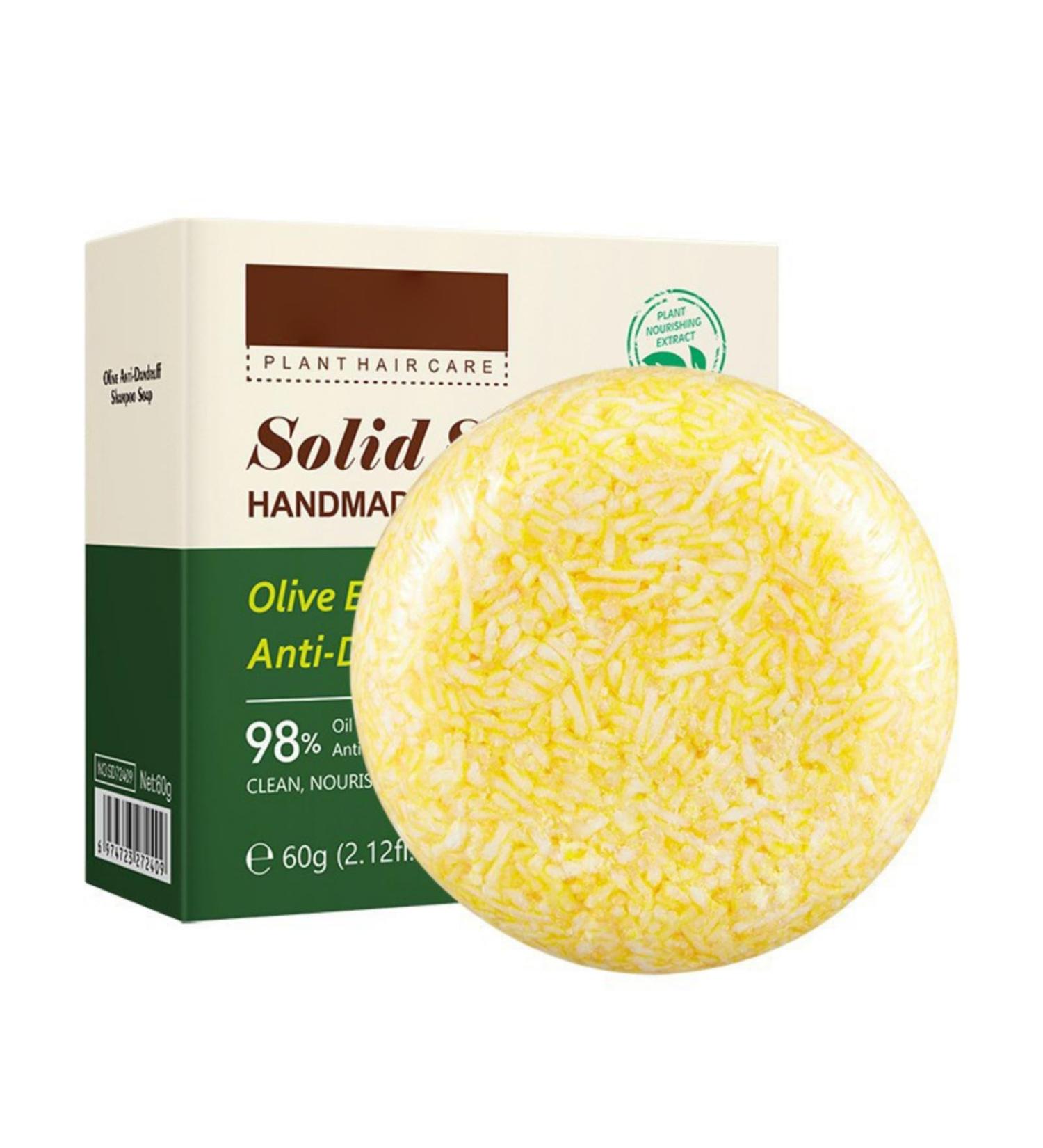 Vawolecy Olive Hair Shampoo Bar Organic Olive Shampoo Bar Deep Cleansing for Hair & Scalp Hair Loss Promotes Hair Growth 0 Silicone Oil - Buy Online on GoSupps.com