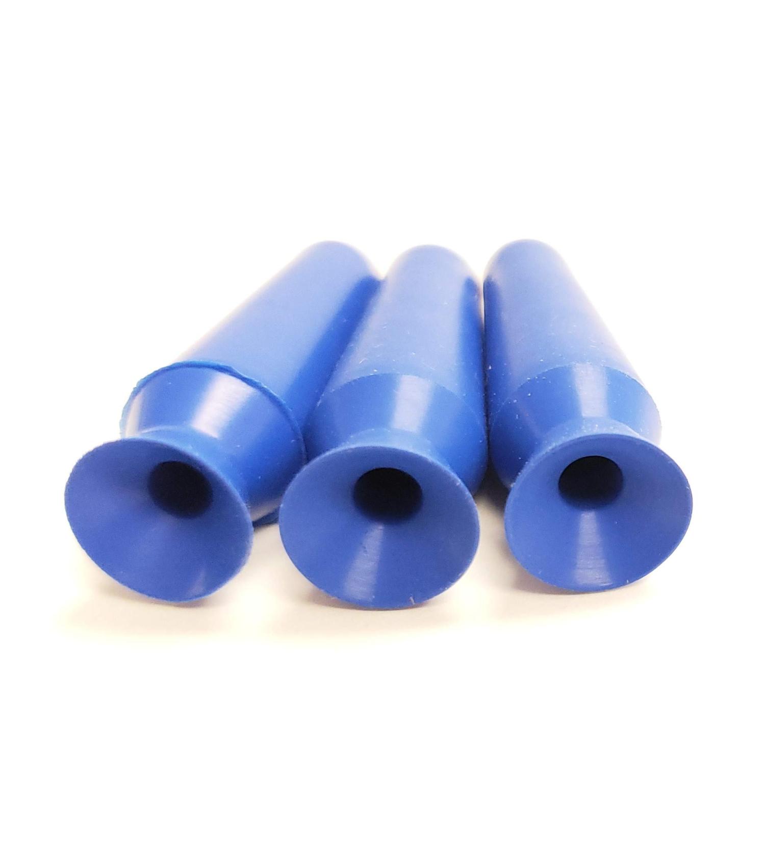 DMV Scleral Cup Large Contact Lens Handler -3 Pack - Inserts and Removes Scleral Contact Lenses and Prosthetic Eyes (Cobalt Blue)