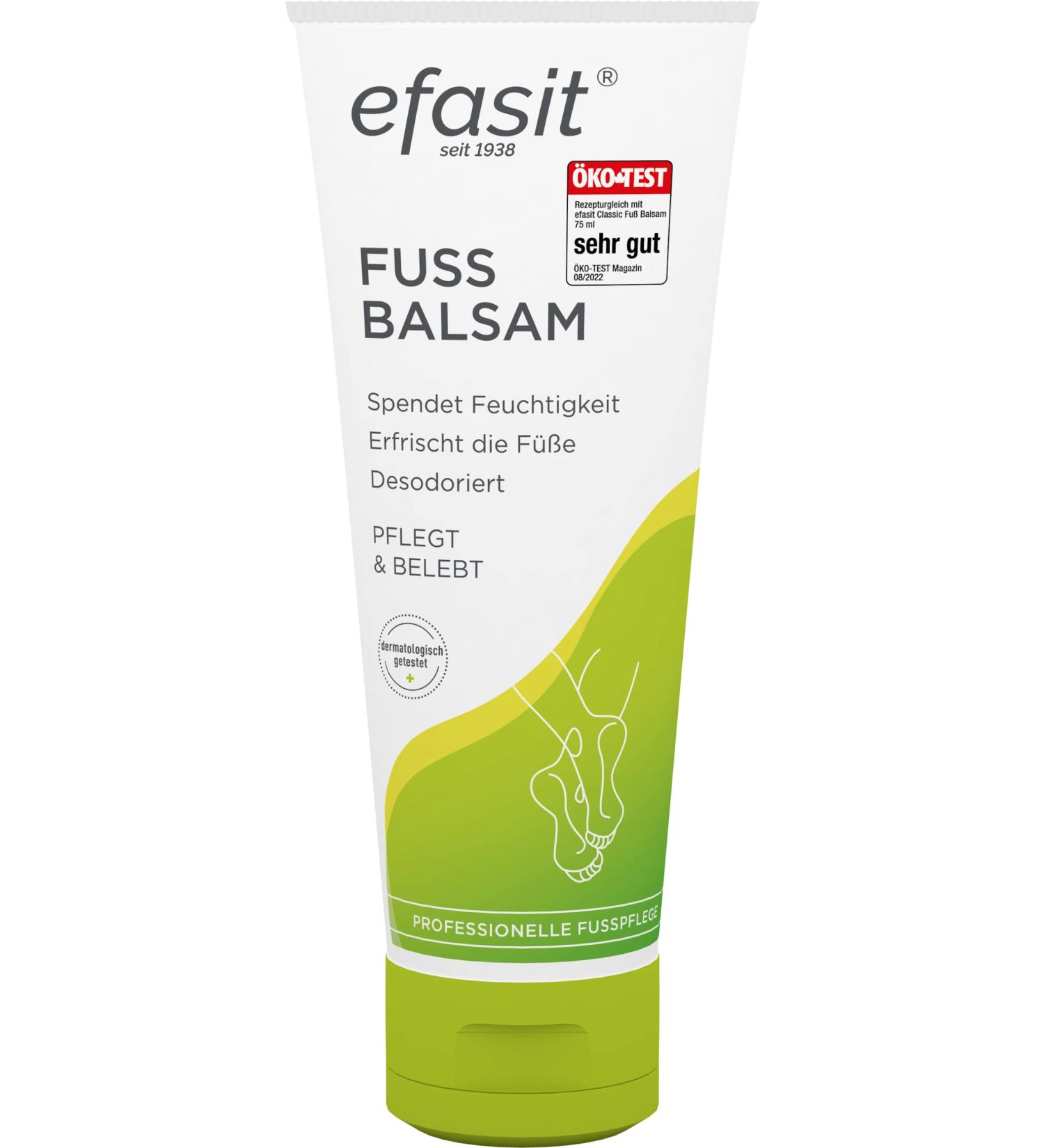 Efasit Foot Balm 75ml | Rich Moisturizer for Dry Feet with Jojoba & Rosemary Oil | Nourishing Care for Healthy Feet - Buy Online on GoSupps.com