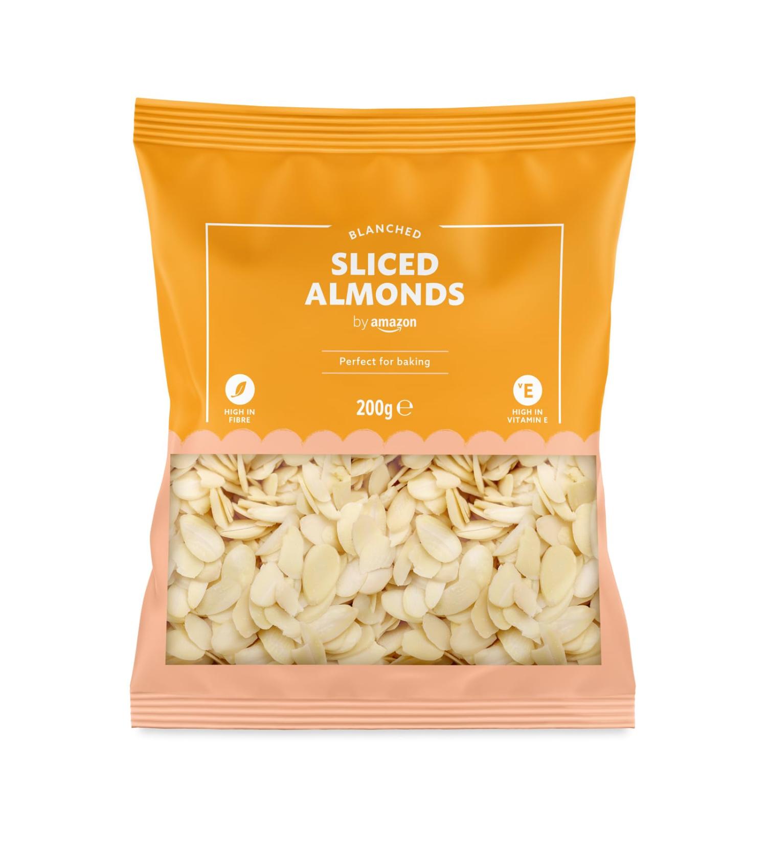 by Amazon Sliced Almonds 200g 200g (Pack of 1) - Buy Online on GoSupps.com
