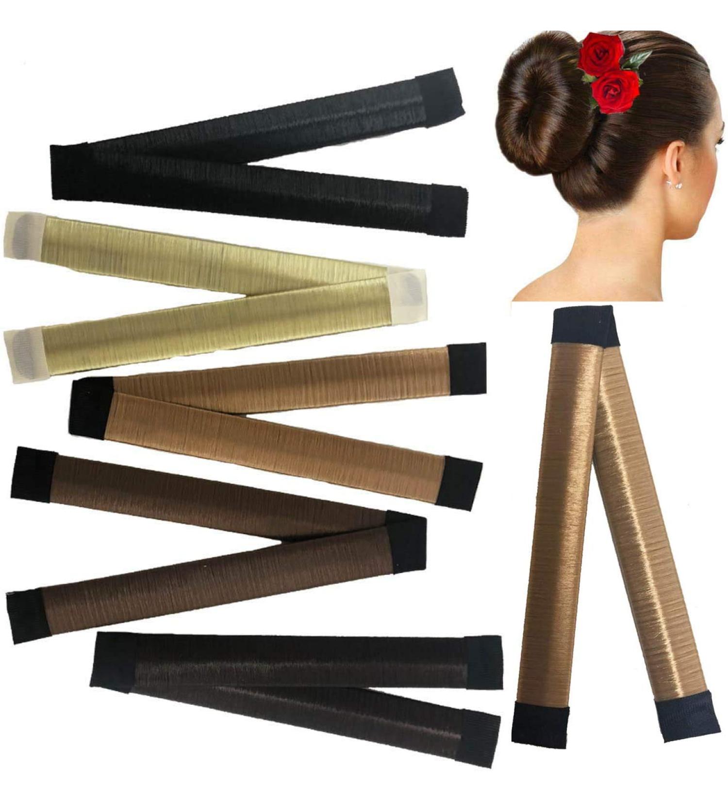 Magic Hair Bun Donut Maker - Easy French Twist Hairstyle DIY Bands (Golden Blonde) - Buy Online on GoSupps.com