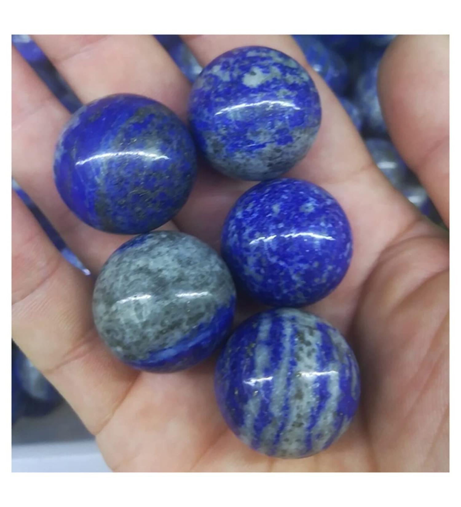 Natural Crystal 5 PCS Natural Turquoise Spheres Home Decoration Crystal Stone Stone Mineral Specimen