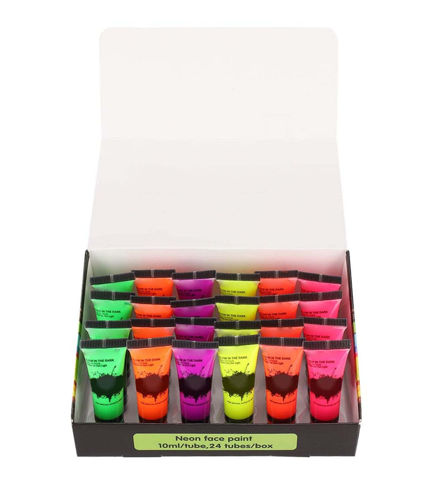  Dekaim Set of 24 luminous oil face paints - 10 ml - Environmentally friendly - Buy Online on GoSupps.com