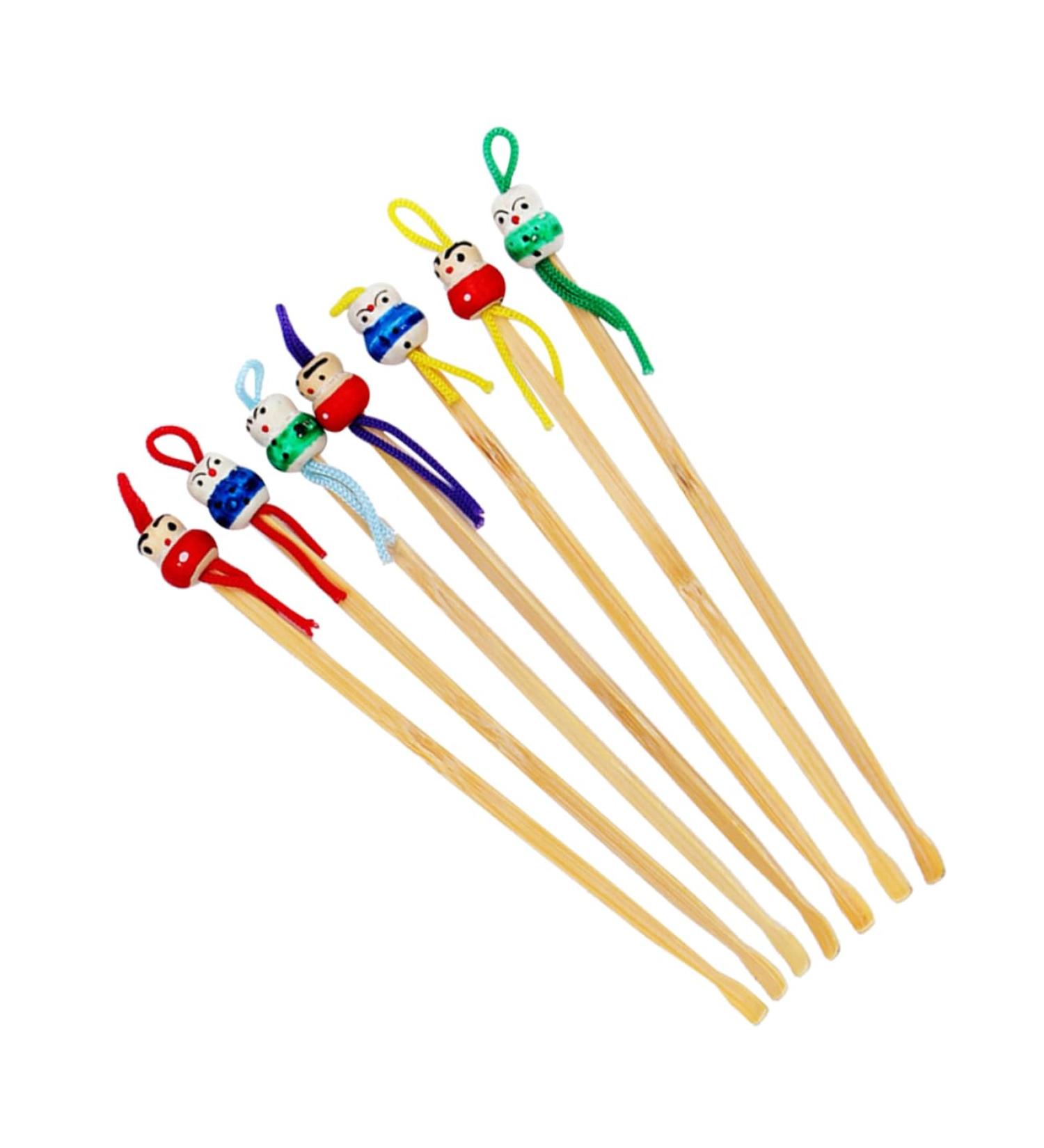 PACKOVE 12pcs Wooden Cartoon Ear Cleaners Earwax Softener Lavage Tool for Random Color - Buy Online on GoSupps.com