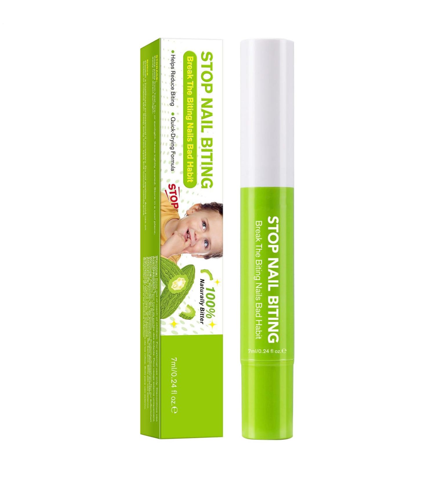 Vernis Anti-Morsure d'Ongles | Stylo Pr vention Habitudes Ronger Ongles Doigts 7ml | Solution Naturelle Anti Onychophagie Soin Nomade Adultes Arr ter de Ronger - Buy Online on GoSupps.com