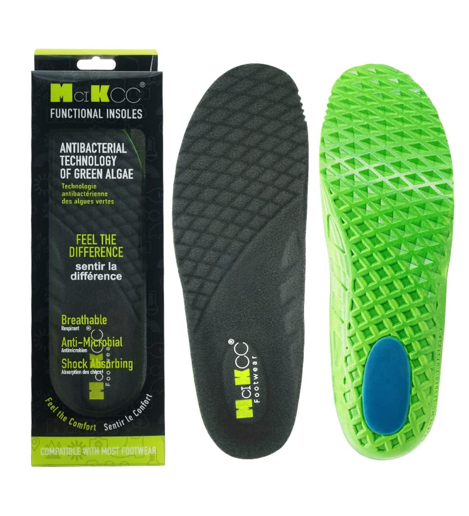 Ultra-Soft Gel Insoles for Arch Support | MCIKCC Women's Size 6 | Ideal for Work, Walking, and Sports - Buy Online on GoSupps.com