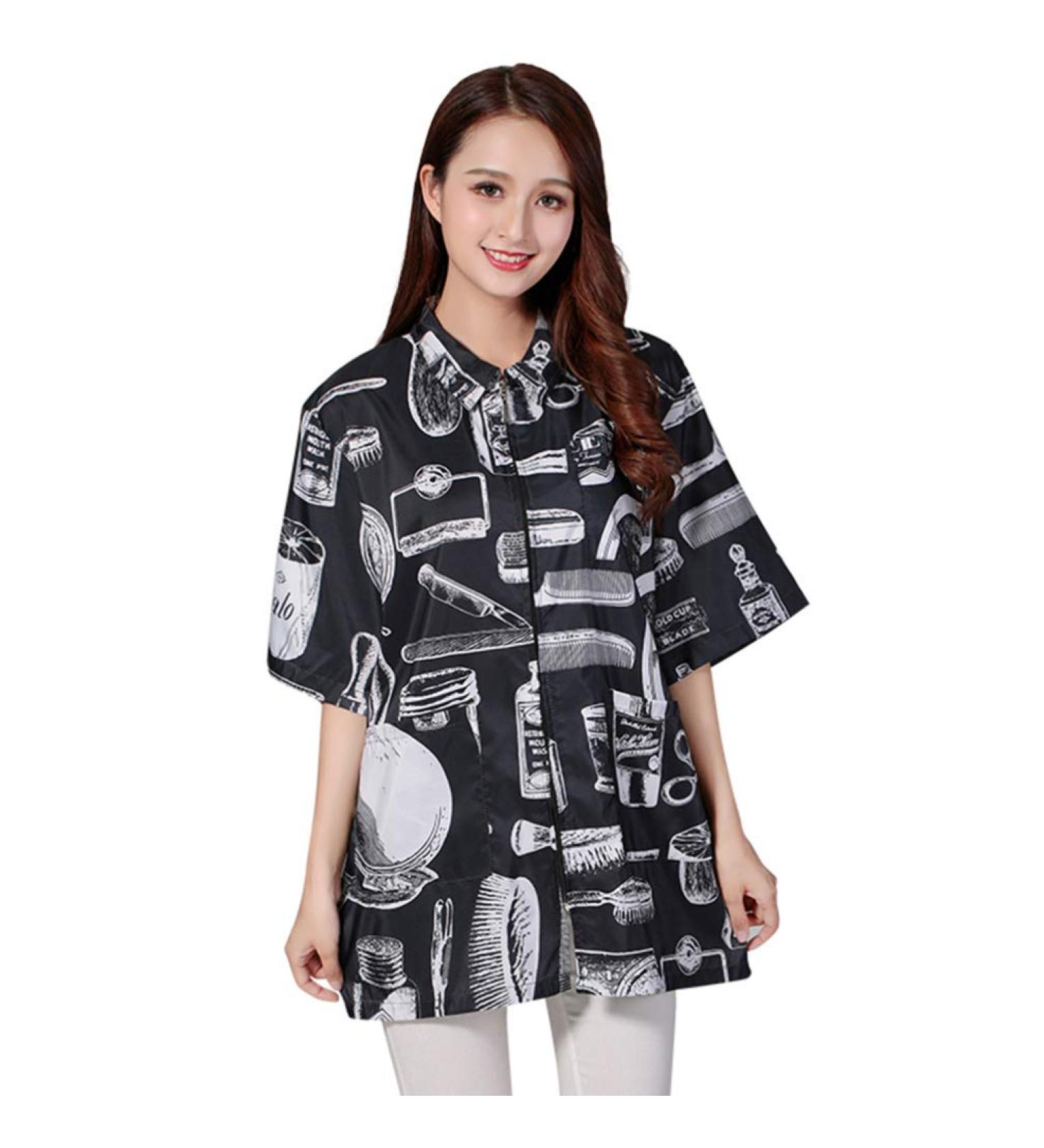 Minkissy Barber Jacket | Hair Salon Stylist Smock Vest | Grooming Uniform for Men & Women - Buy Online on GoSupps.com