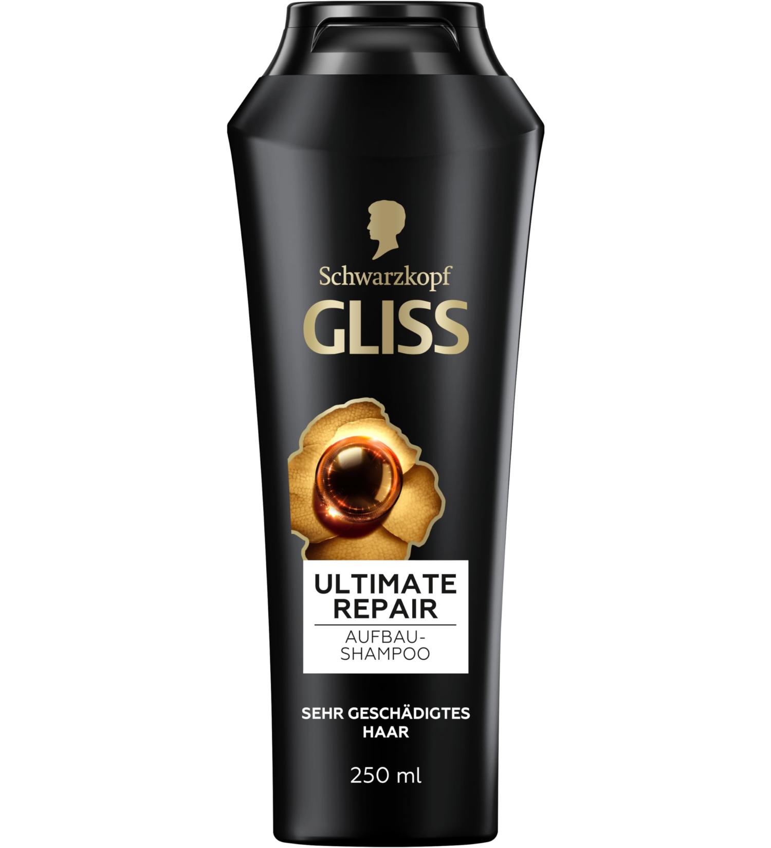 Gliss Ultimate Repair Shampoo (250 ml) Liquid Keratin Shampoo and Pearl Extract Keratin Shampoo for Damaged and Dry Hair - Buy Online on GoSupps.com
