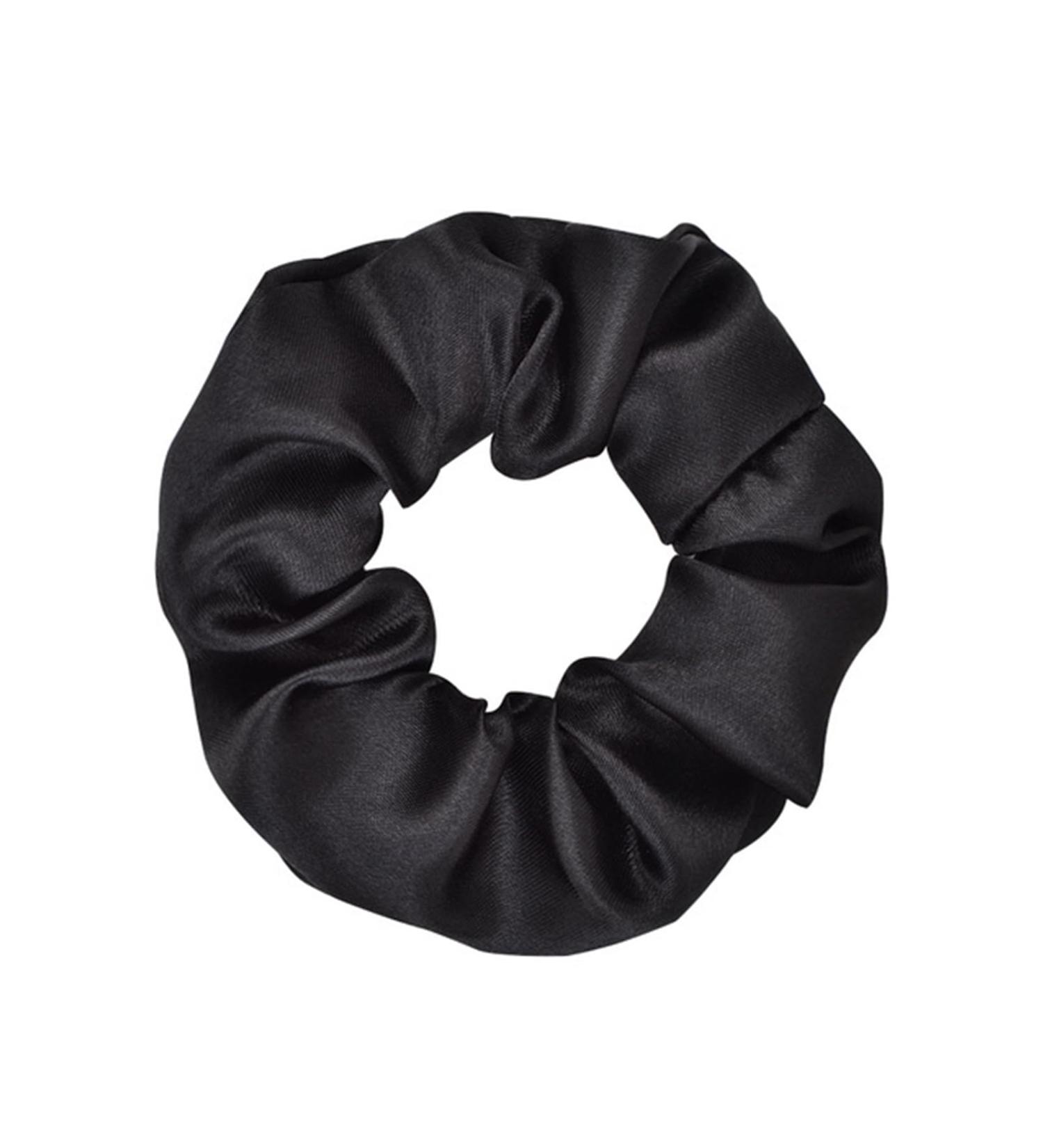 PODNAMAT Fashion Solid Color Hair Scrunchies Elastic Hair Bands Women Hair Ties Girls Hair Accessories(black) - Buy Online on GoSupps.com