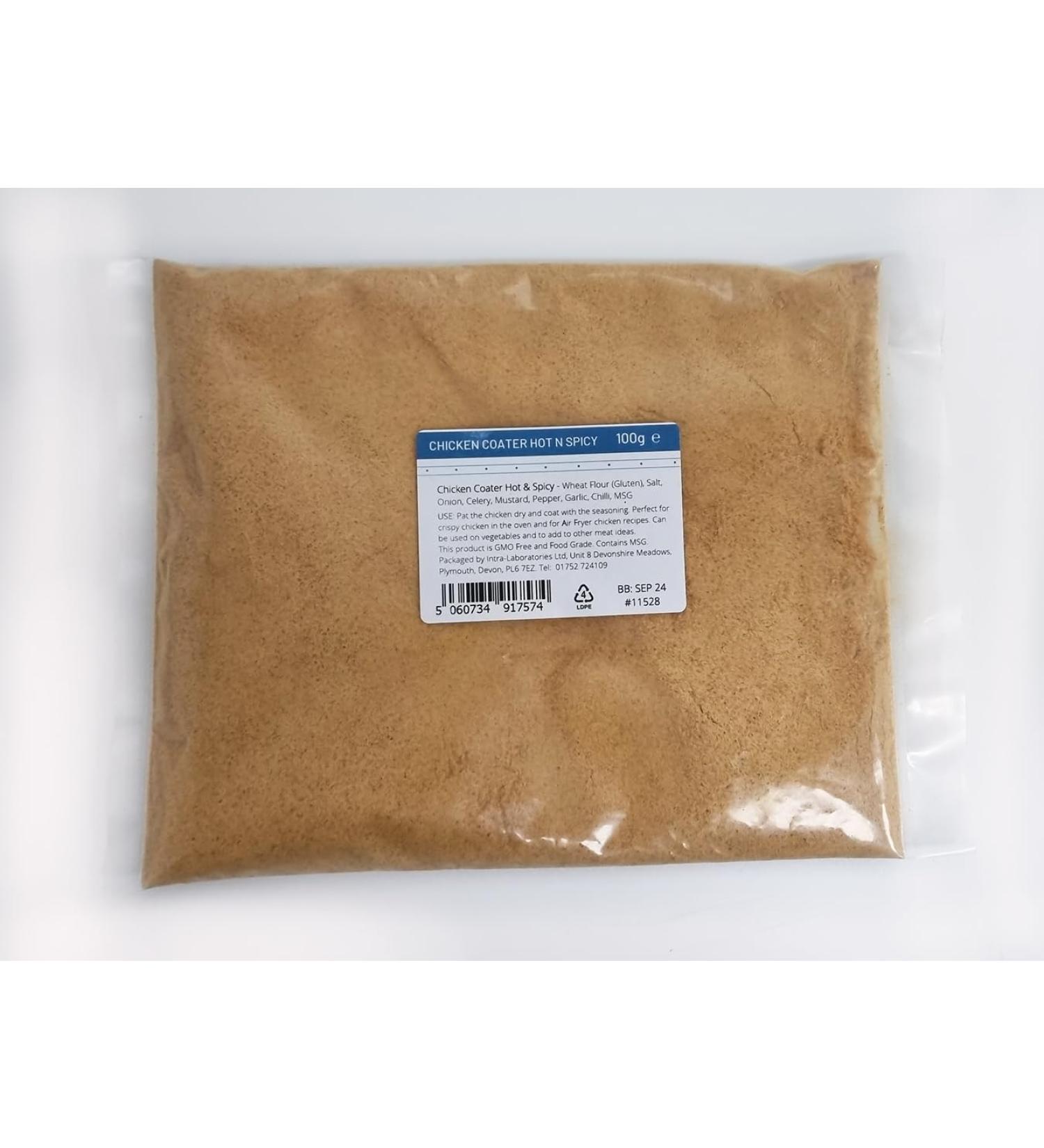 Entirely Ingredients - Chicken coater hot & Spicy 100g - Selected for Premium Quality