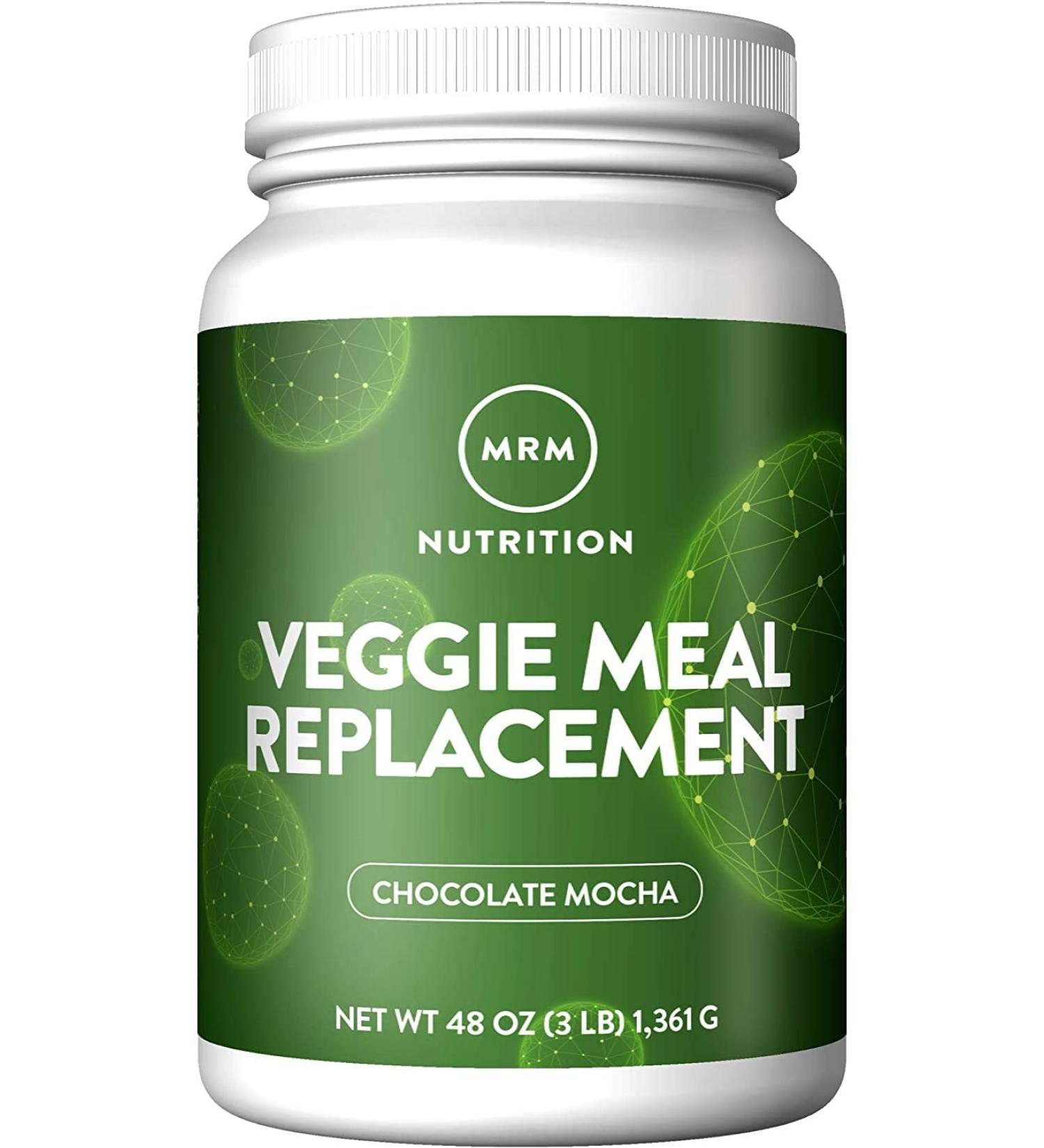 MRM Veggie Meal Replacement Chocolate Mocha 3 lb - High Protein, Plant-Based Nutritional Shake - Buy Online on GoSupps.com