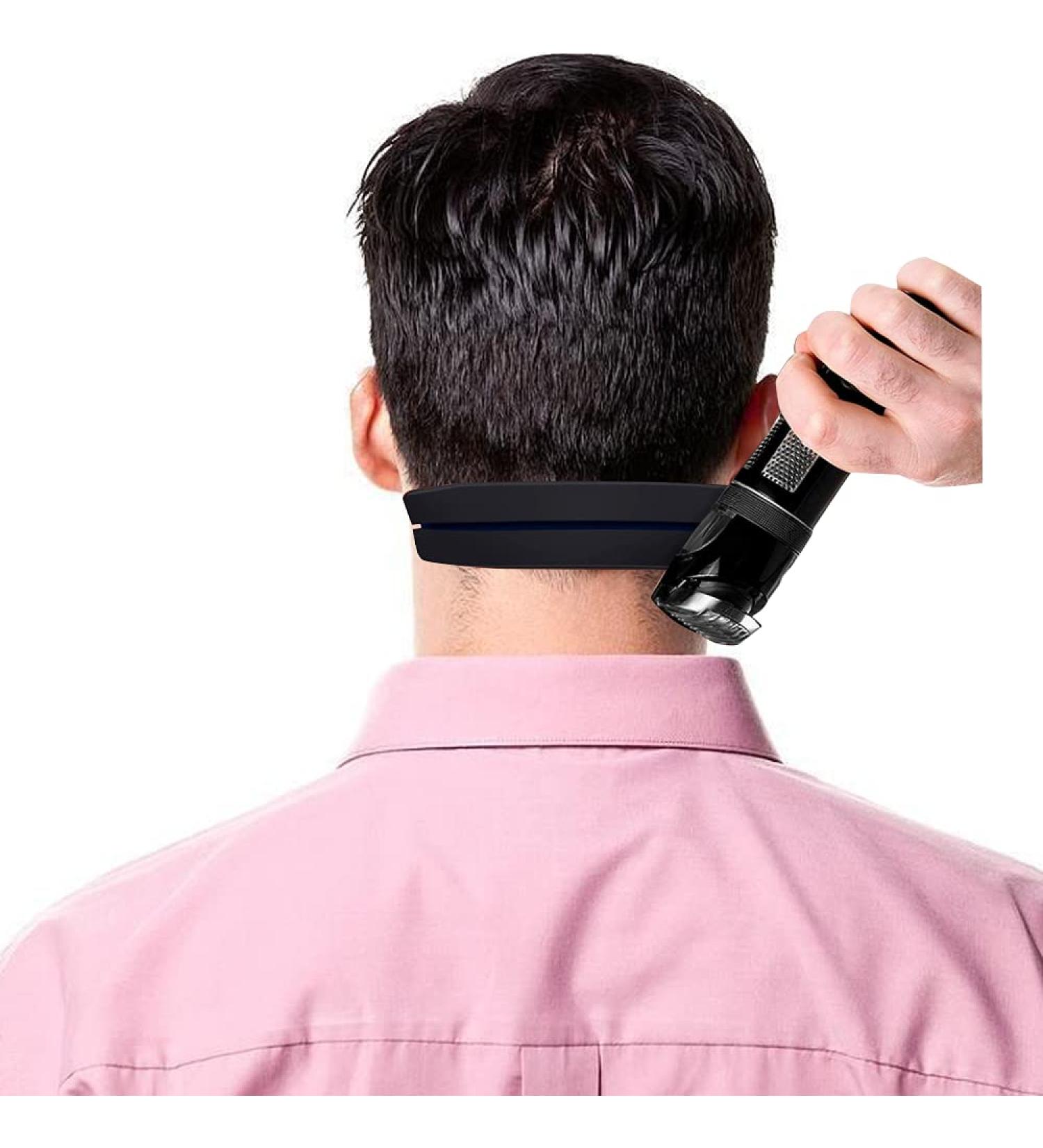 Narrow Hair Line Template - Premium Shaving Neckline Tool for a Clean Hairline - Black | International Shipping Available - Buy Online on GoSupps.com