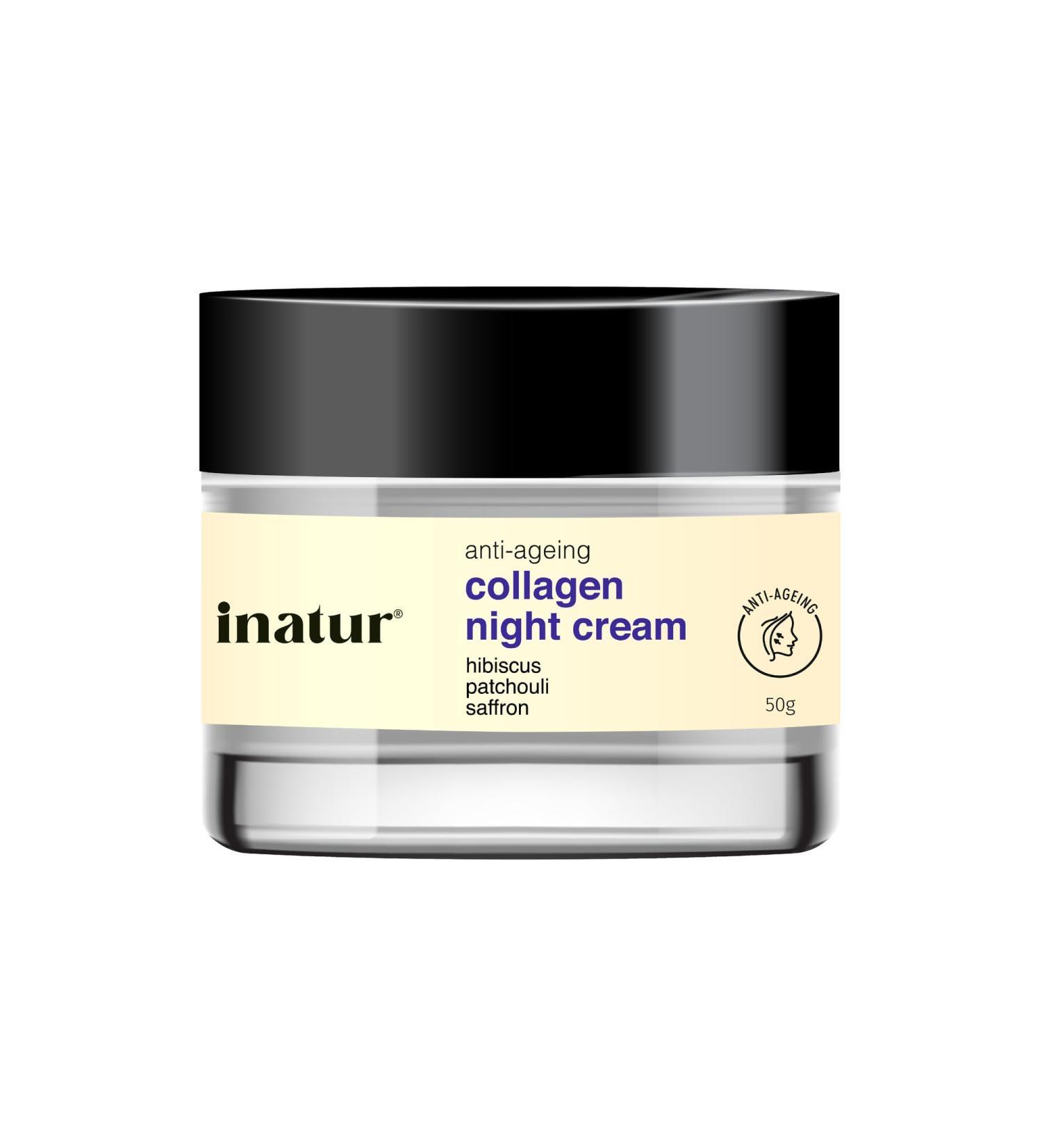 Collagen Night Cream 50g - Revitalize & Hydrate Skin | International Shipping Available - Buy Online on GoSupps.com
