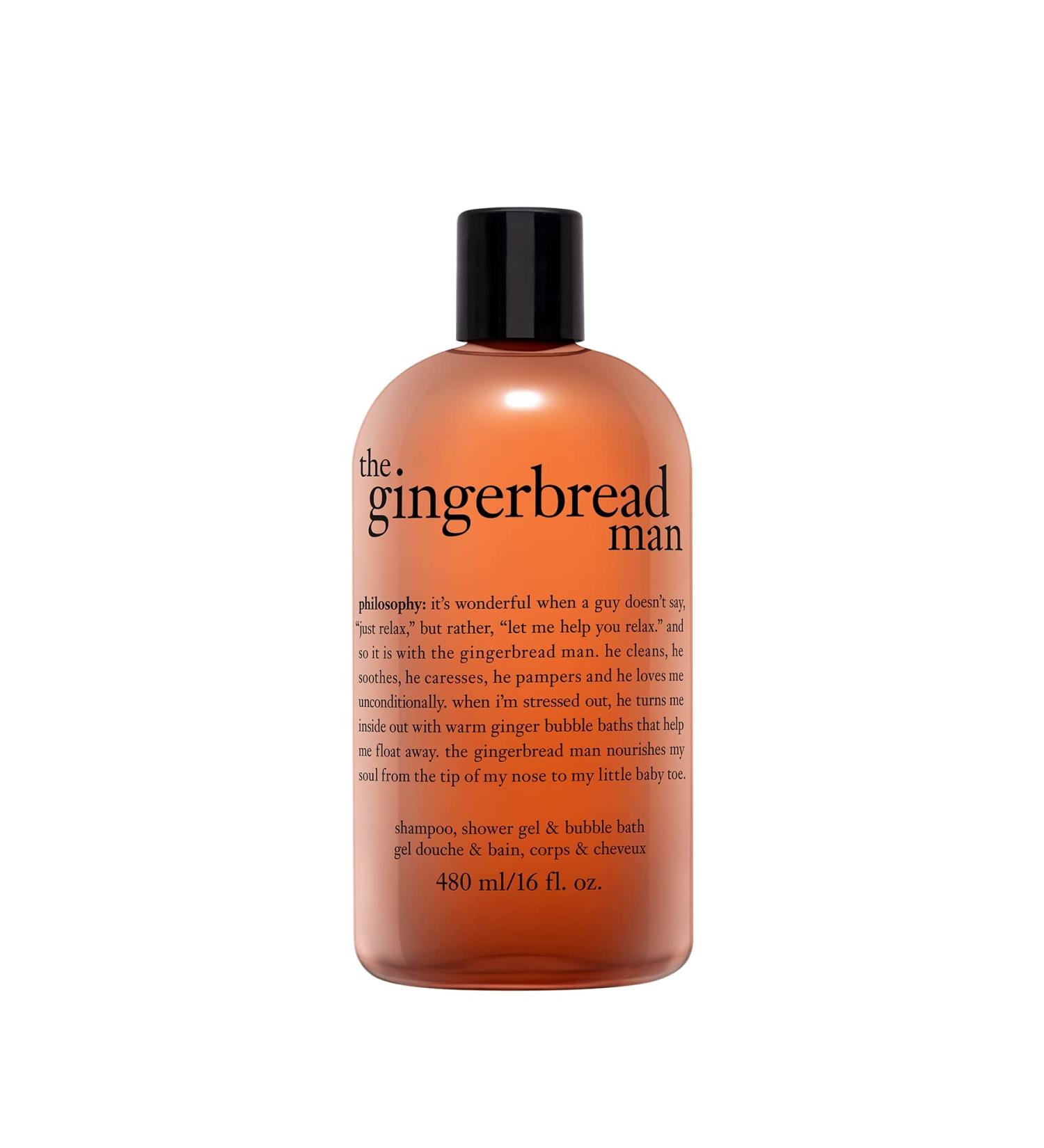 gingerbread man shower gel 16 Oz.