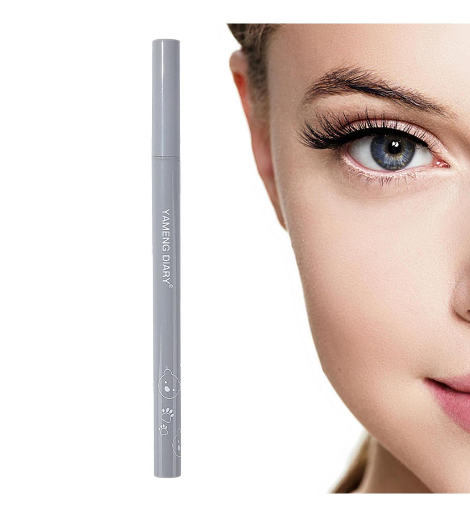 Double Tip Eyelash Pencil - Waterproof Lower Eyelash Pencil Bottom Eyeliner Women Eyelash Two Claw Eyeliner for Fine Lower Lashes Detailed Eye Eyebrows Moles Qmisify Black - Buy Online on GoSupps.com