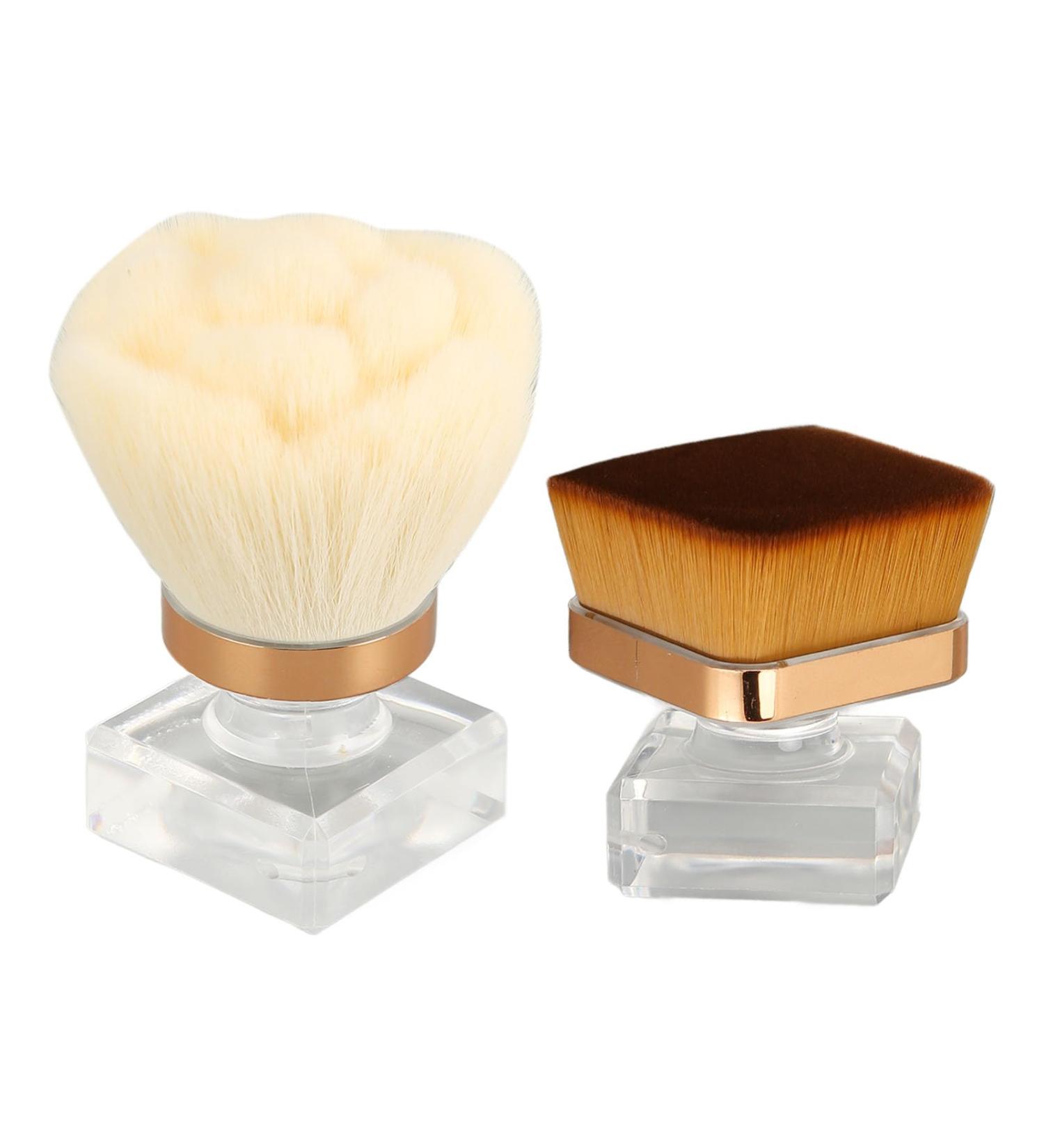 Makeup Brushes Set 2 Pieces Face Blush Kabuki Powder Brushes for BB Cream - Buy Online on GoSupps.com