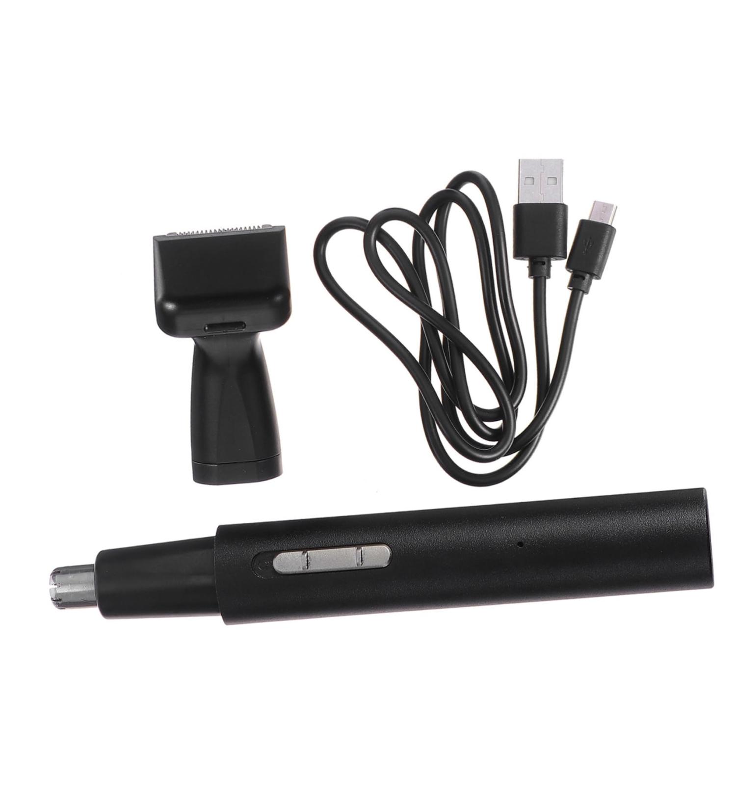 Buy Minkissy Electric Nose Hair Trimmer & Piercing Practice Kit - Portable Men's Shaving Tool - Buy Online on GoSupps.com