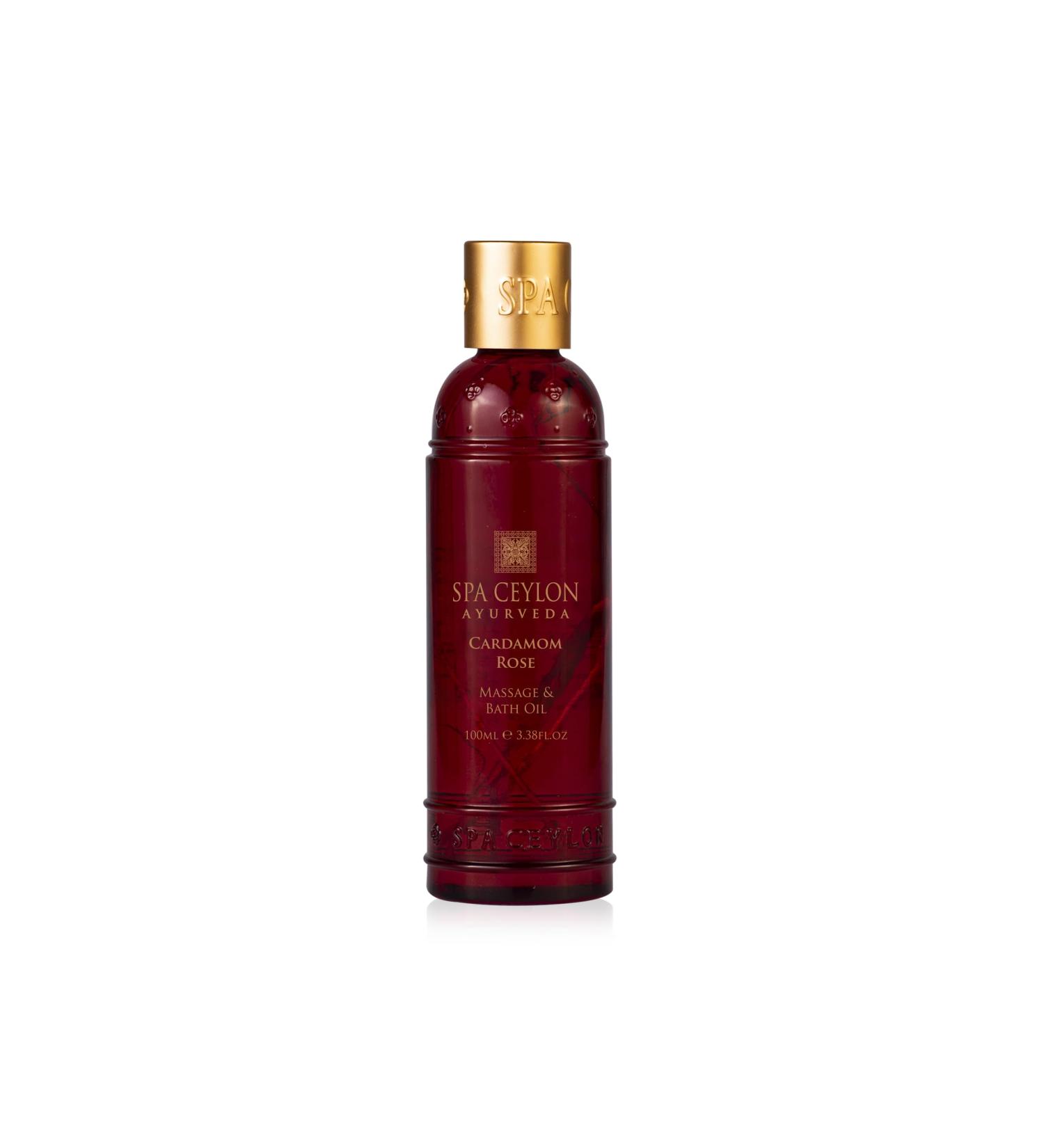 Buy Spa Ceylon Cardamom Rose Massage & Bath Oil | Soothing Natural Body Oil for Relaxation | Professional Massage Oil for Therapy - Buy Online on GoSupps.com