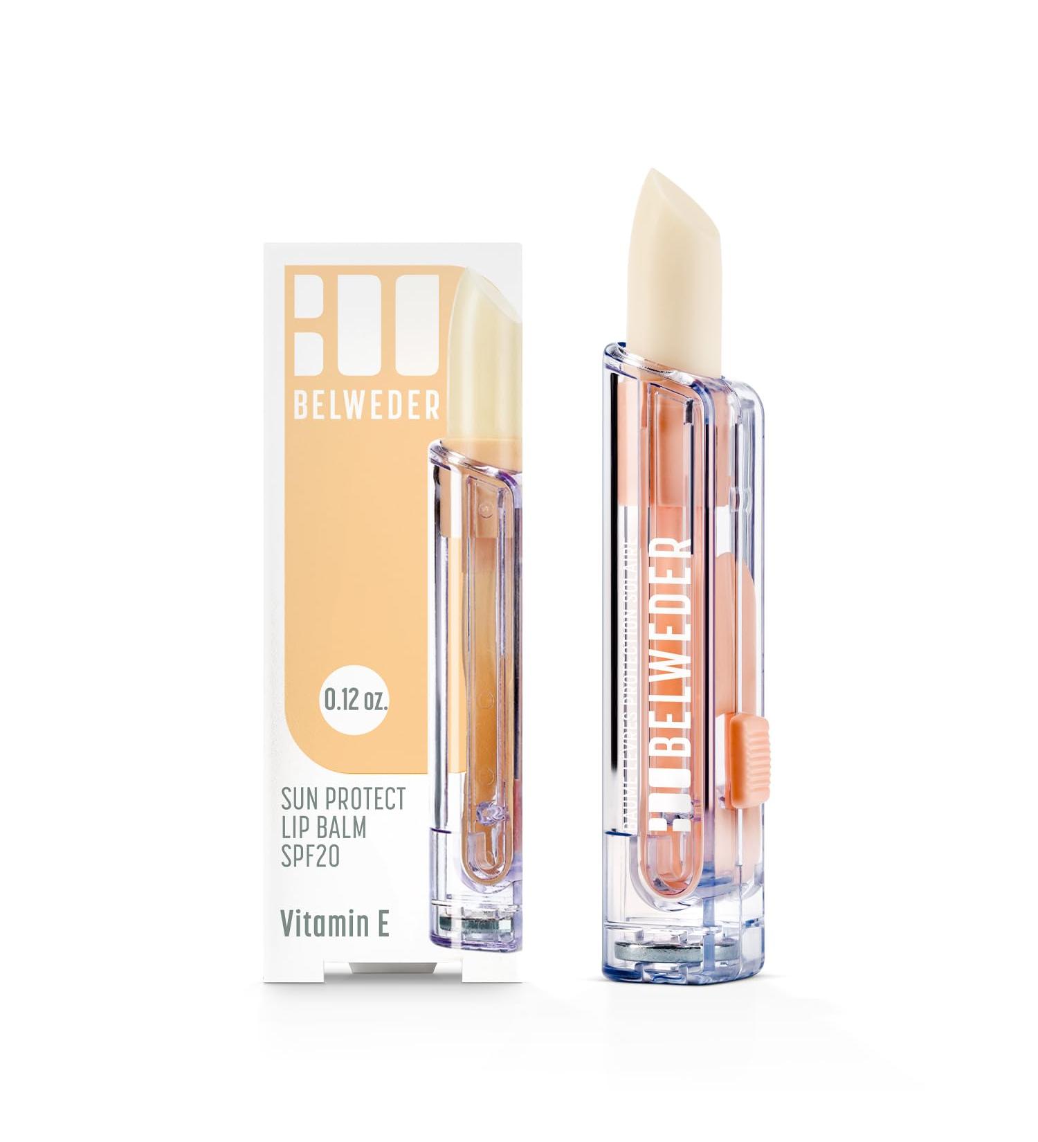 Belweder Sun Protection Lip Balm SPF20 with Vitamin E - Calming & Regenerating | Ideal for Men & Women - 1.00 ml (1 Pack) - Buy Online on GoSupps.com