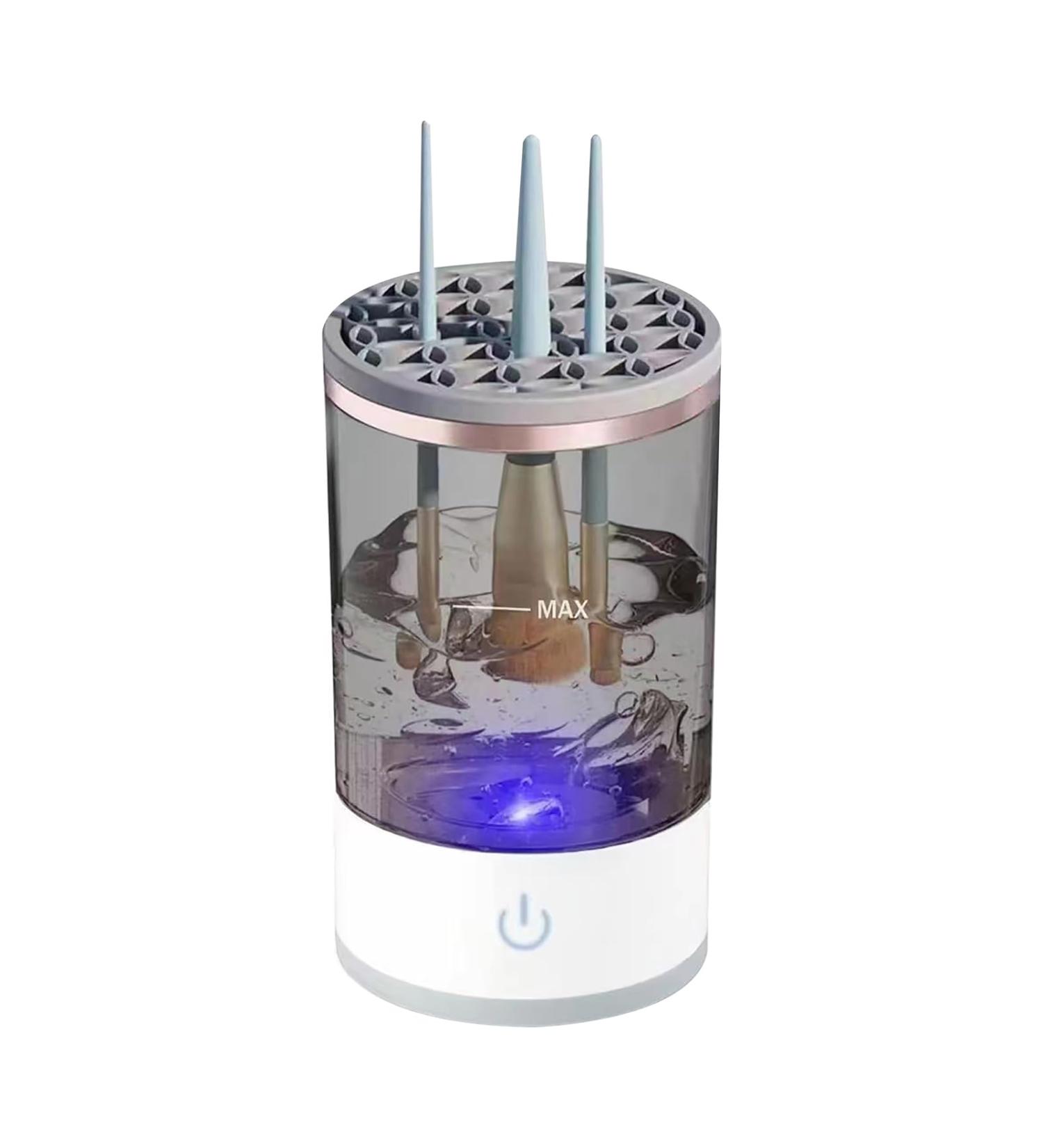 Buy Electric Makeup Brush Cleaner - Automatic Rotating Cleaner for All Brush Sizes | Perfect Gift for Girlfriend Wife or Mom - Black - Buy Online on GoSupps.com