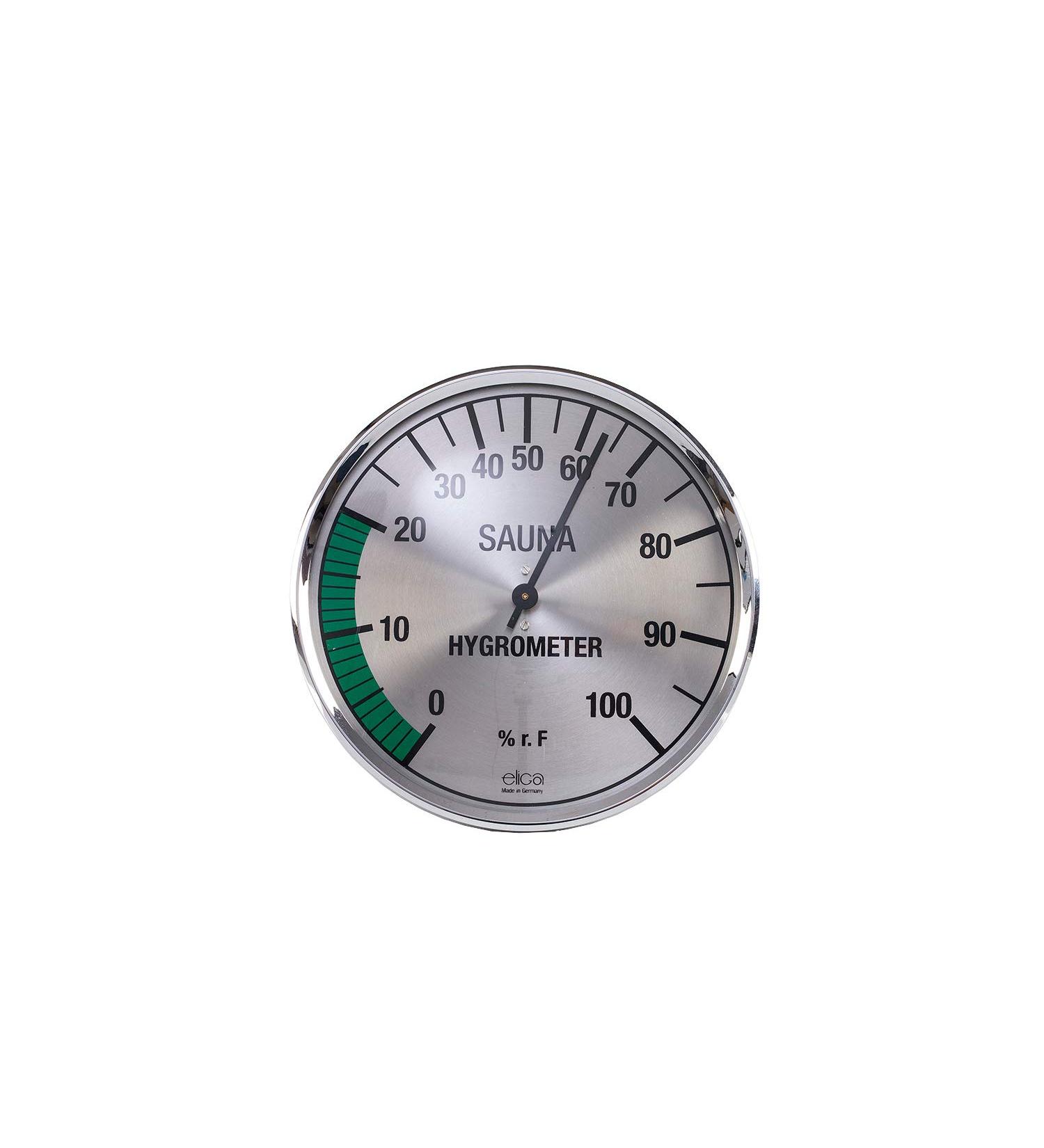 Eliga hygrometer silver -colored 135 mm