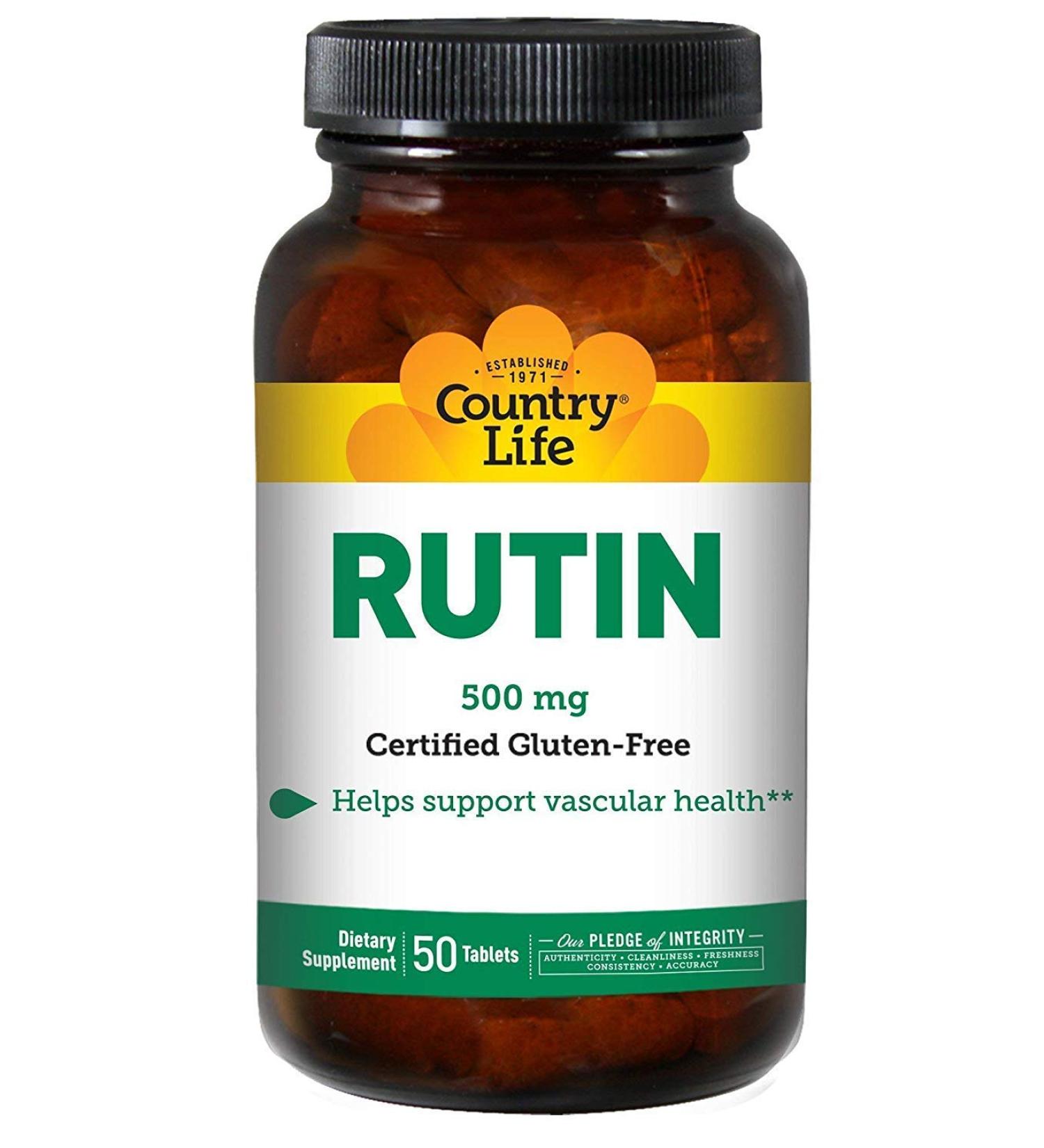 Country Life Rutin 500 mg 100 Tablets