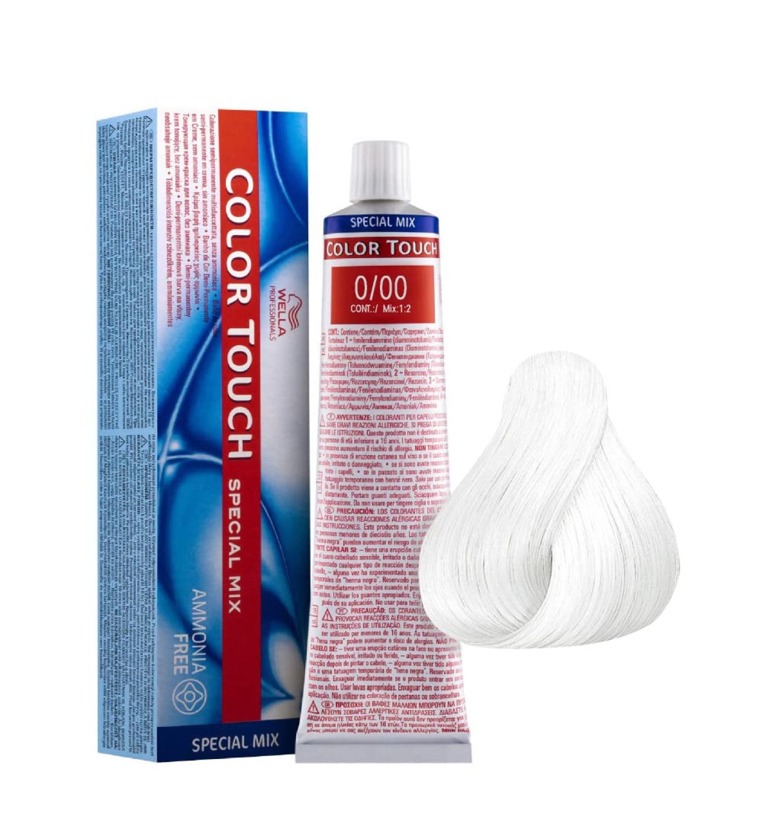 0/00 Clear tone Wella Color Touch ammonia free