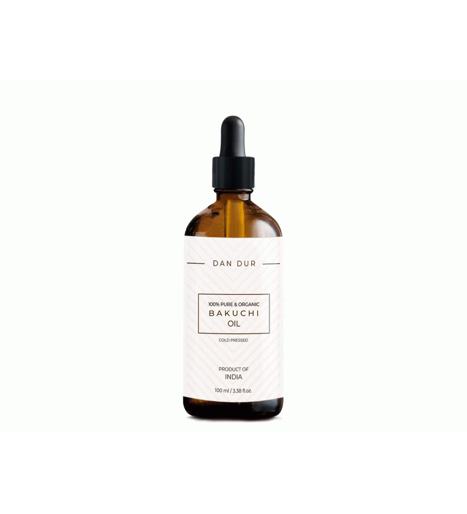 Dan-Dur Bakuchi Babchi (Bakuchiol) Oil For Skin Care Anti-Aging Anti-Wrinkles 100% Pure and Organic Cold-Pressed (100 ml)