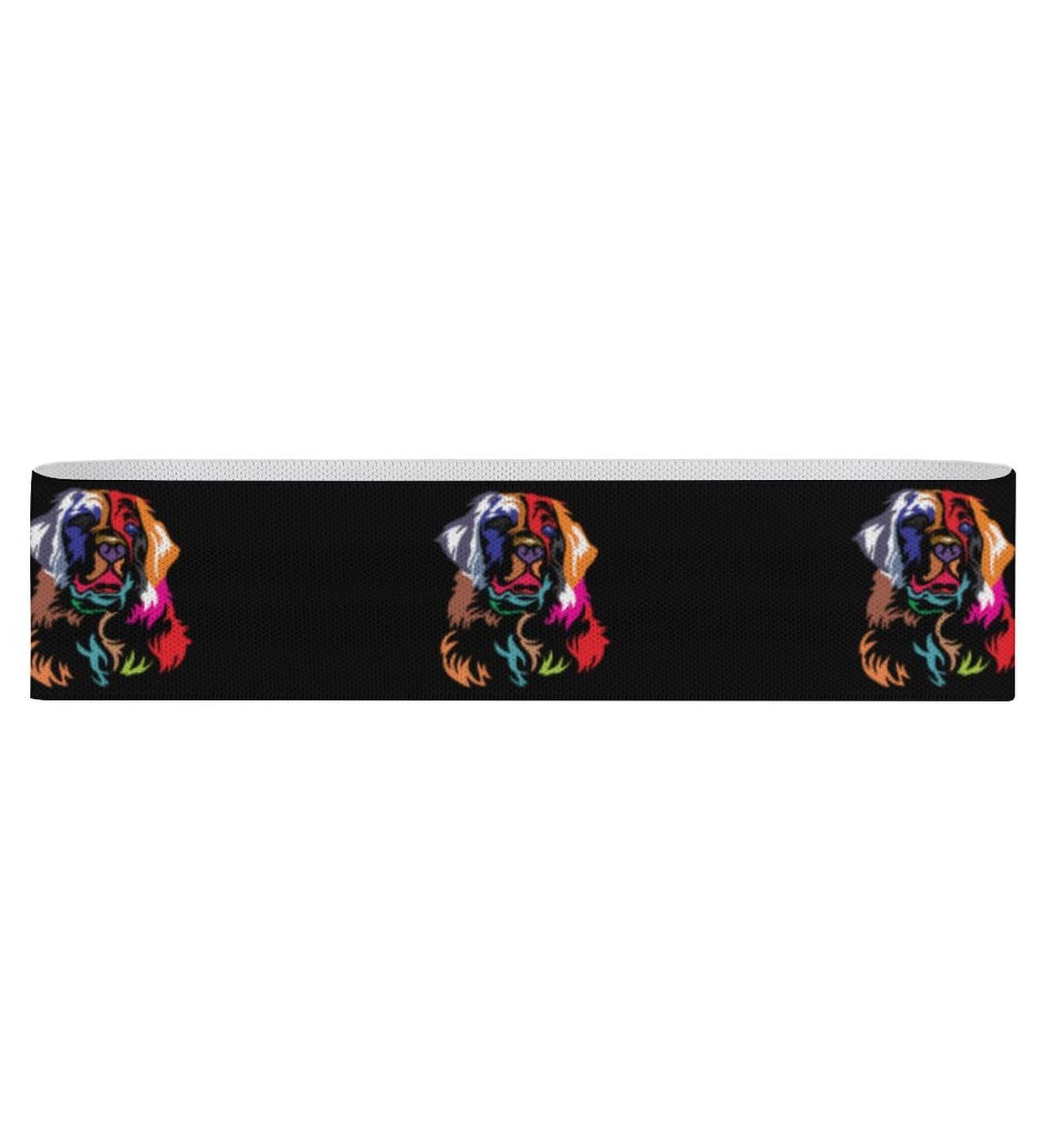 Shop Colorful Bernese Mountain Dog Yoga Workout Bands | Comfort Leg & Booty Resistance Straps for Physical Therapy - Buy Online on GoSupps.com