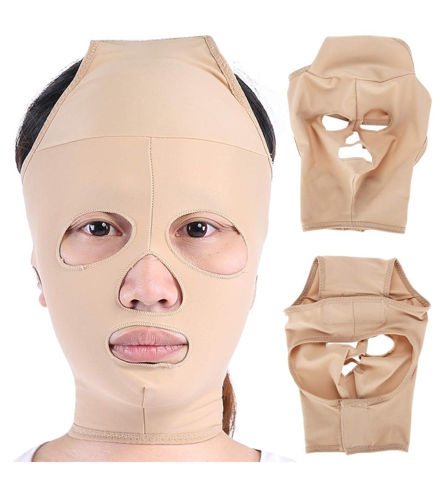 Filfeel V Face Mask - Facelifting & Face Massage Tool for a Slimmer Look | Health Care Beauty Bandage (L) - Buy Online on GoSupps.com