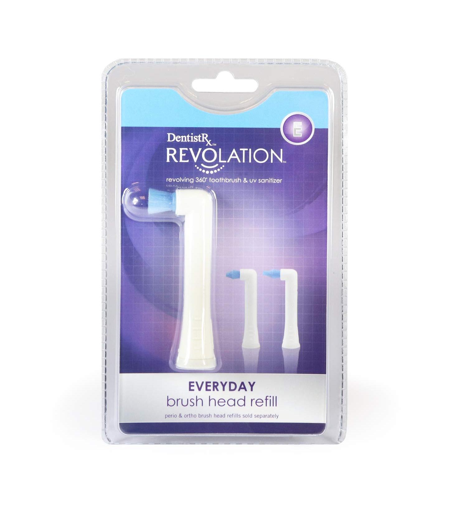 DentistRx Revolation Everyday Brush Head Refill  1 ea
